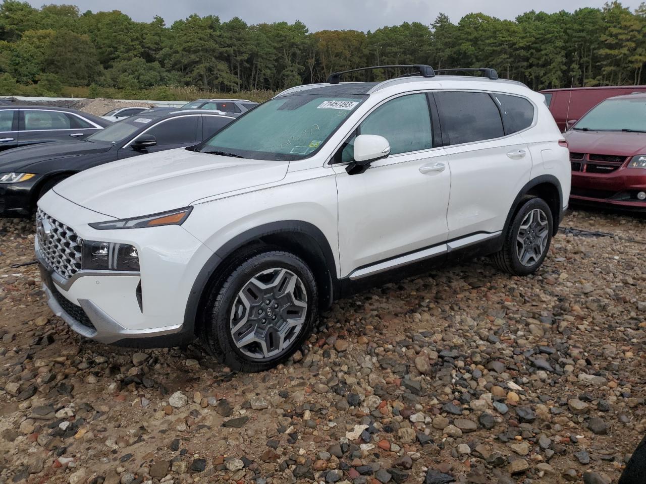 HYUNDAI SANTA FE 2022 km8s5da10nu016297