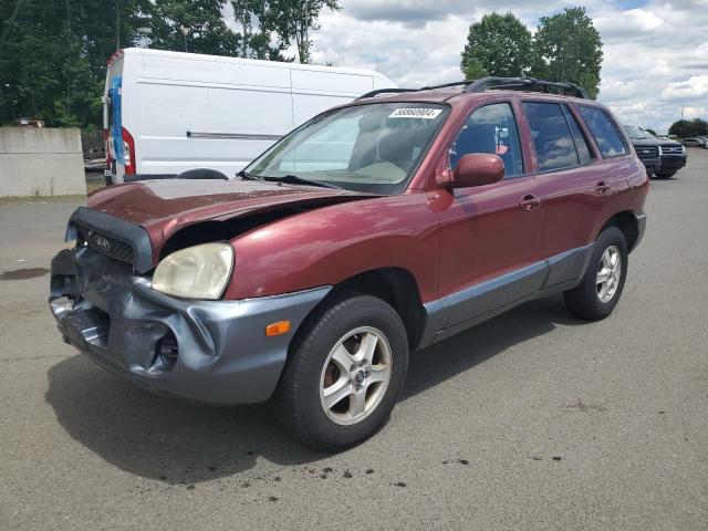 HYUNDAI SANTA FE 2004 km8sb12b14u854433