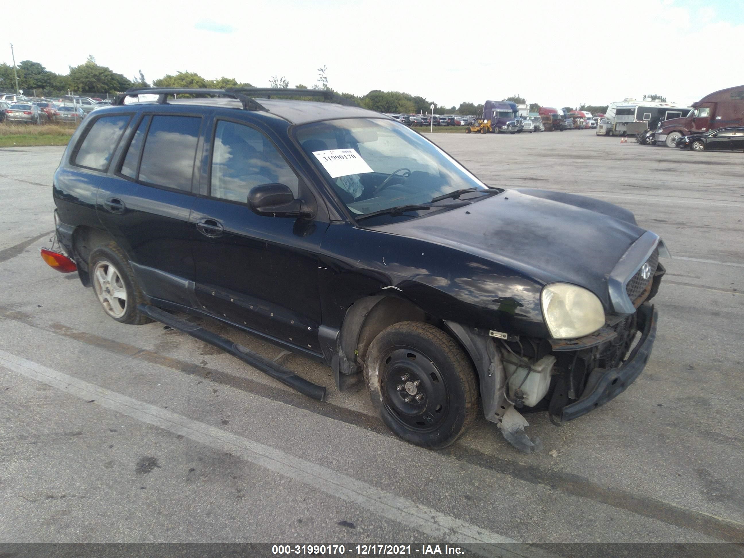 HYUNDAI SANTA FE 2003 km8sb12b23u433786