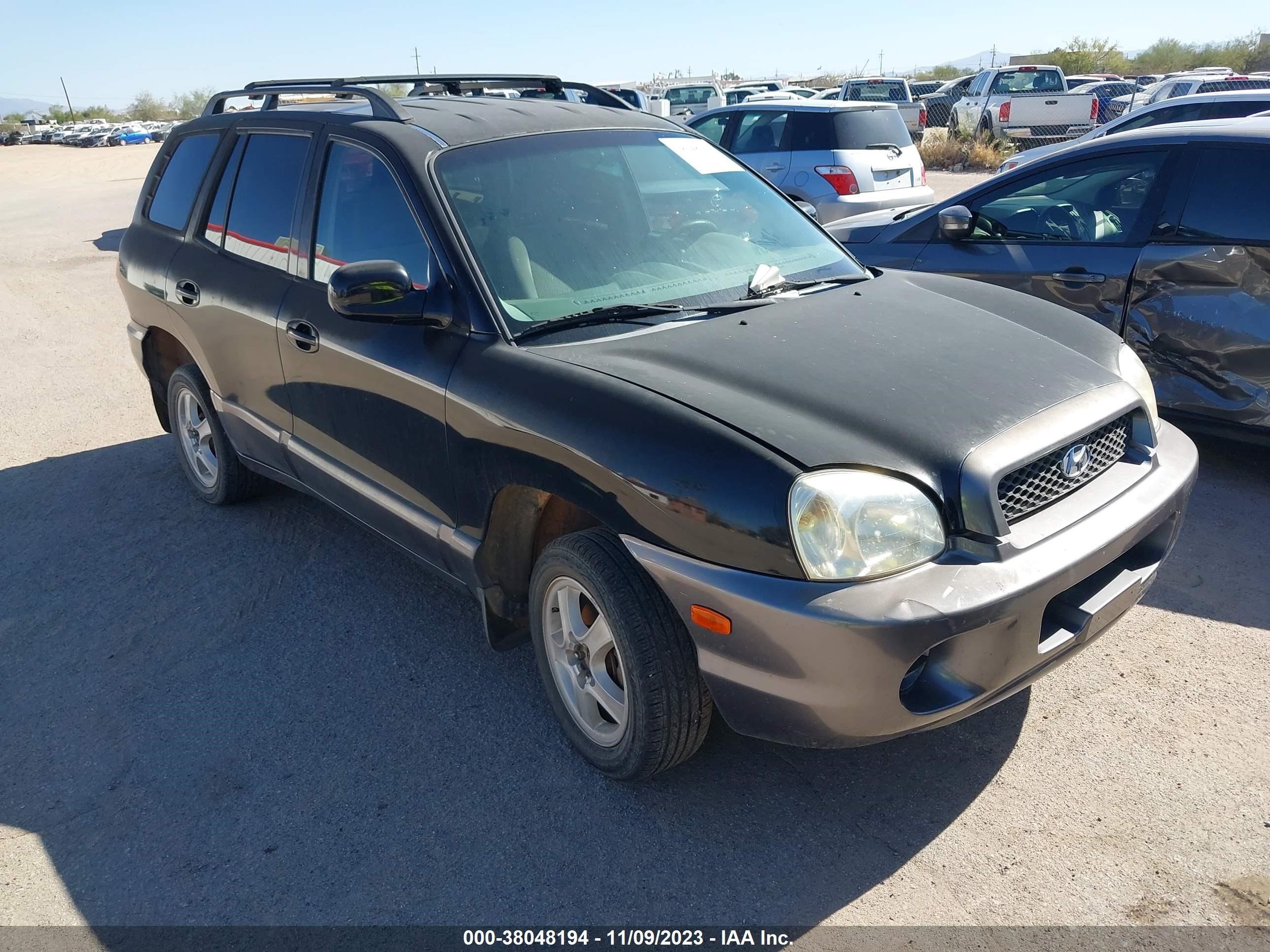 HYUNDAI SANTA FE 2003 km8sb12b43u525059