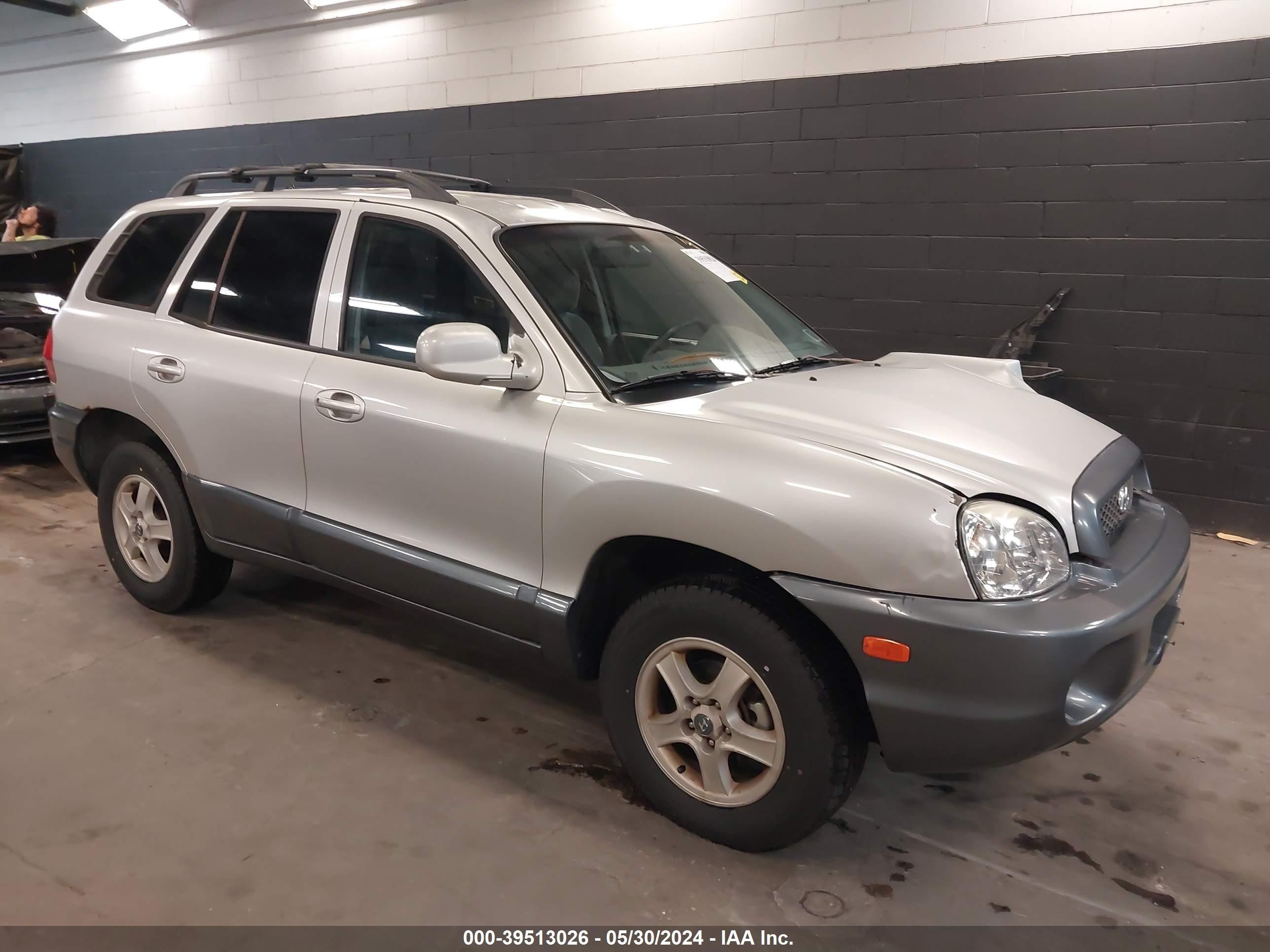 HYUNDAI SANTA FE 2004 km8sb12b64u820567