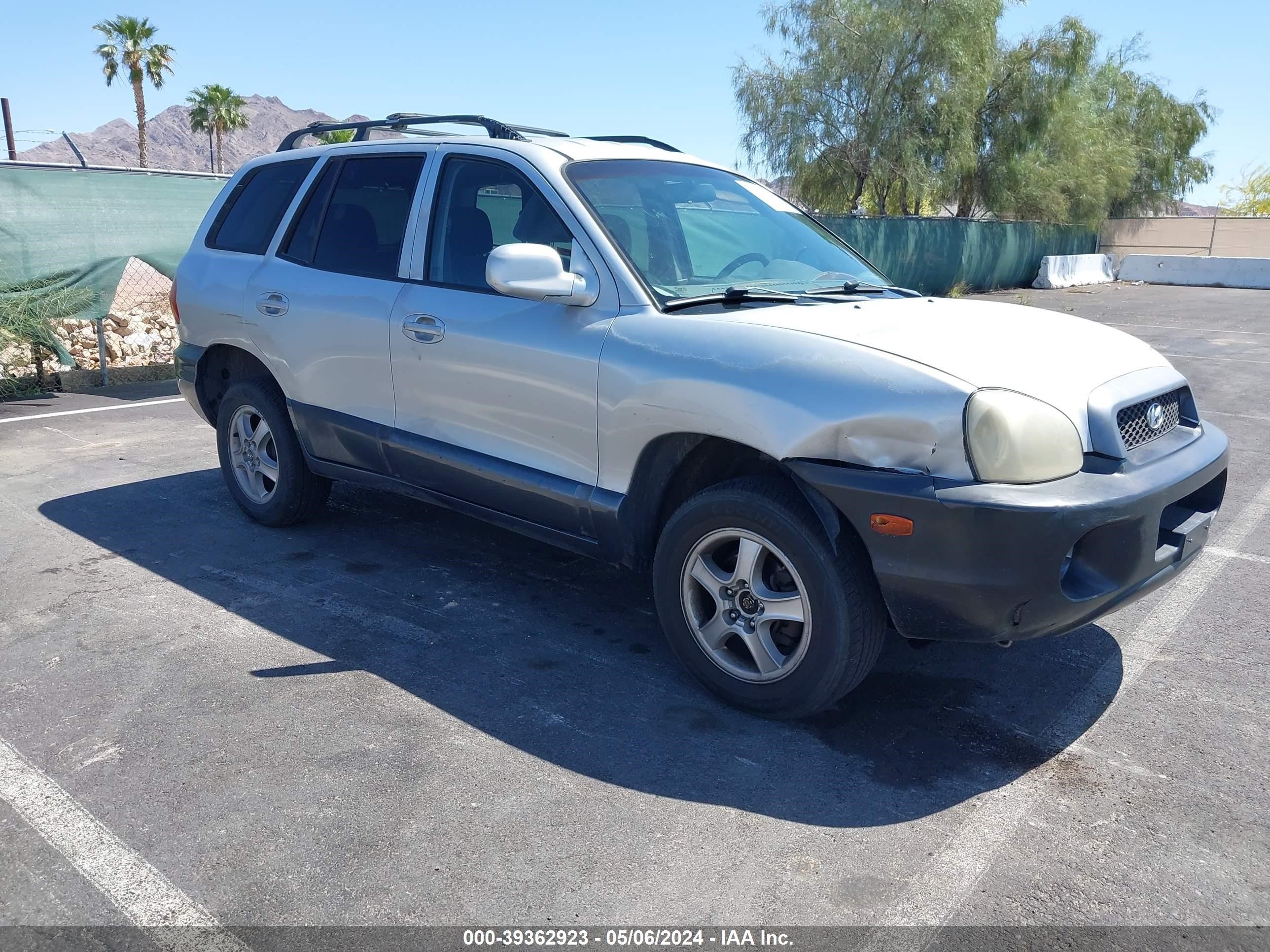 HYUNDAI SANTA FE 2004 km8sb12b74u663549