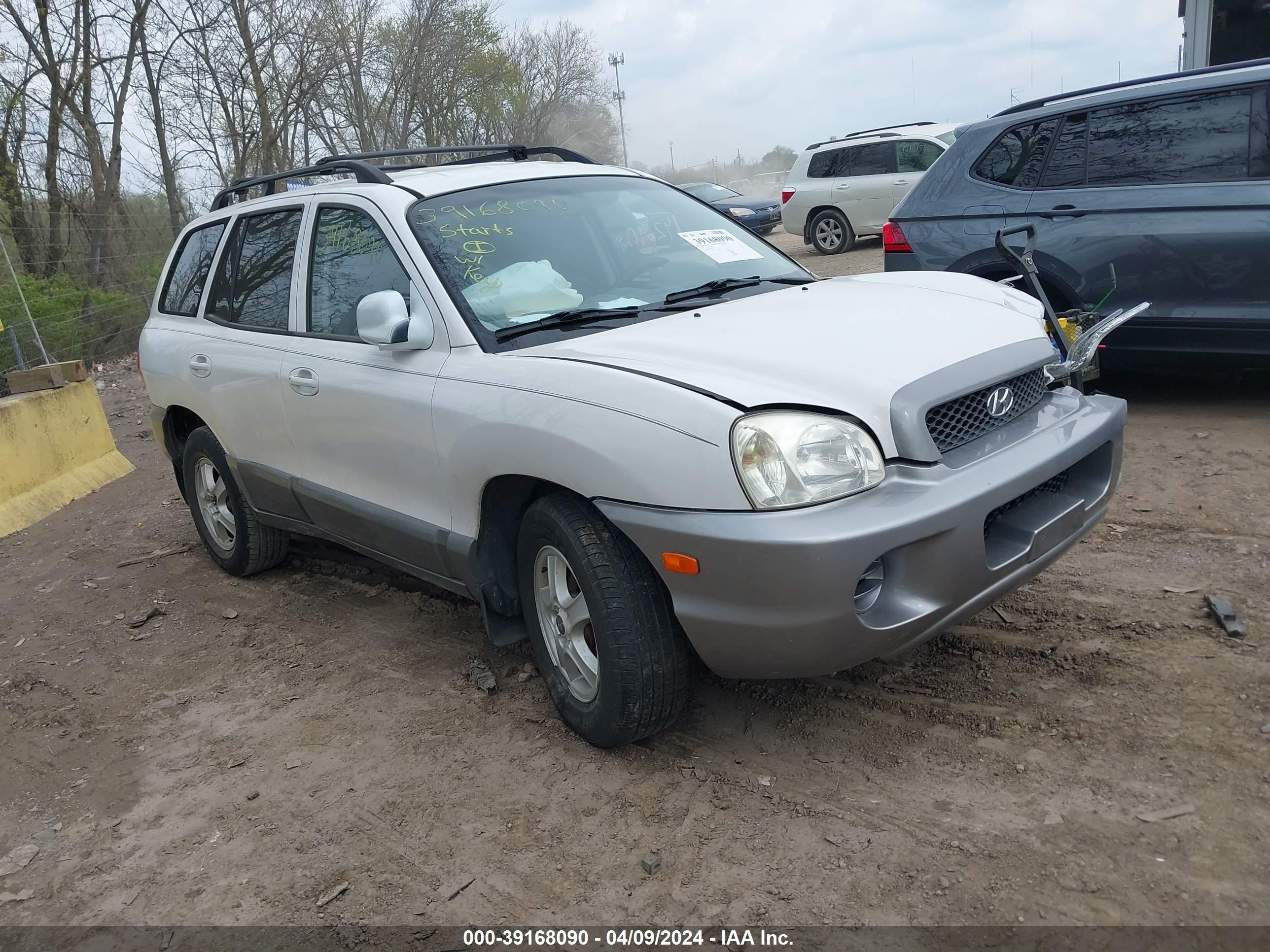 HYUNDAI SANTA FE 2002 km8sb12b82u147780