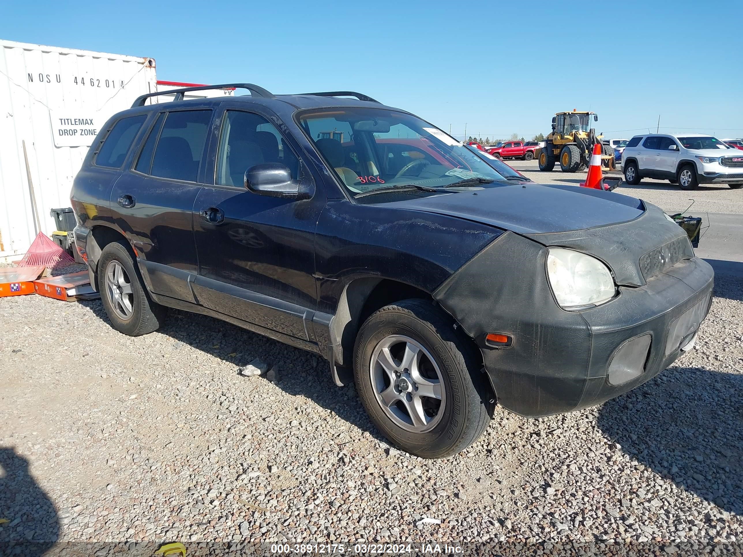 HYUNDAI SANTA FE 2004 km8sb12b84u584617