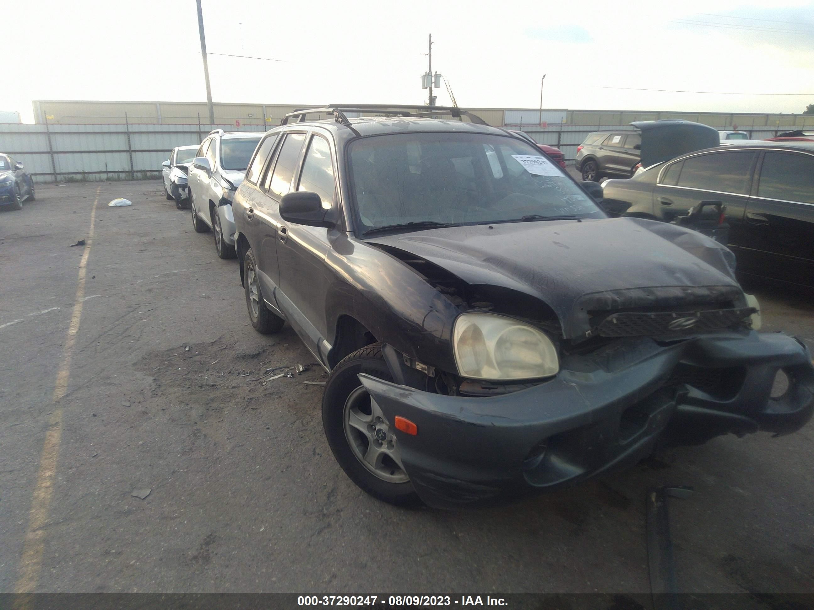 HYUNDAI SANTA FE 2004 km8sb12b94u633310