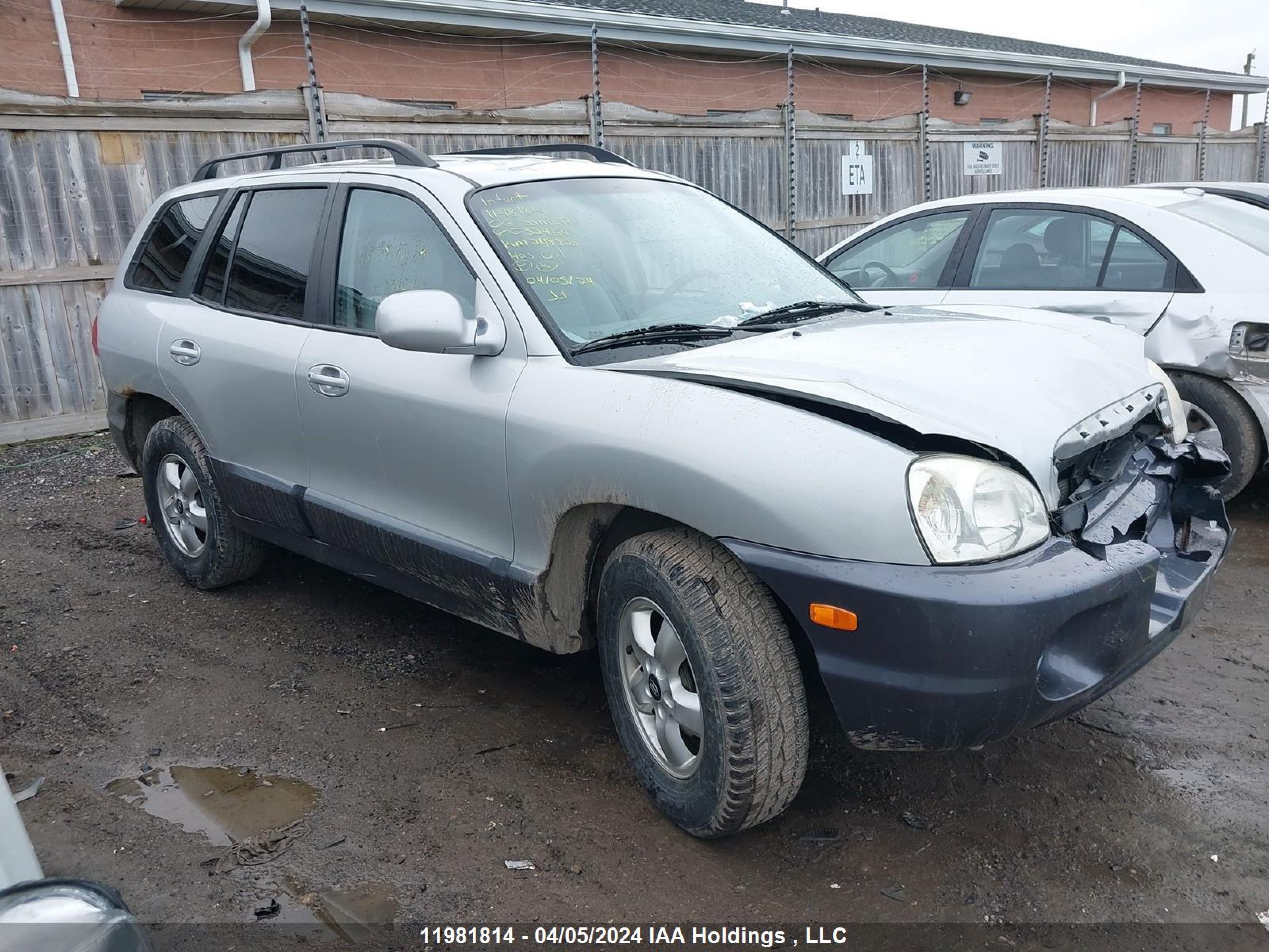 HYUNDAI SANTA FE 2006 km8sb13d76u032464