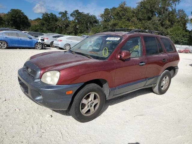 HYUNDAI SANTA FE 2004 km8sc13d04u833120