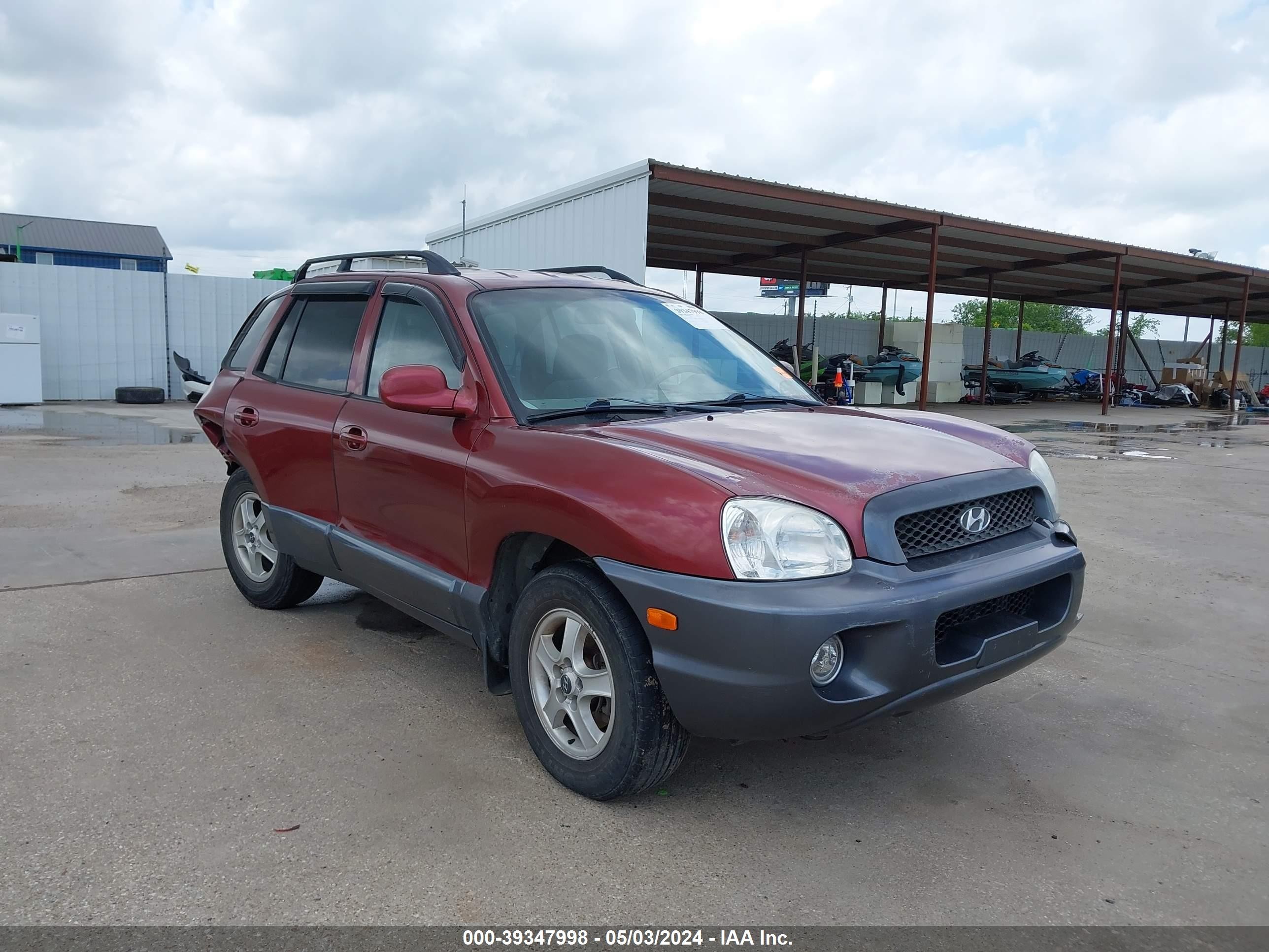 HYUNDAI SANTA FE 2003 km8sc13d23u495363