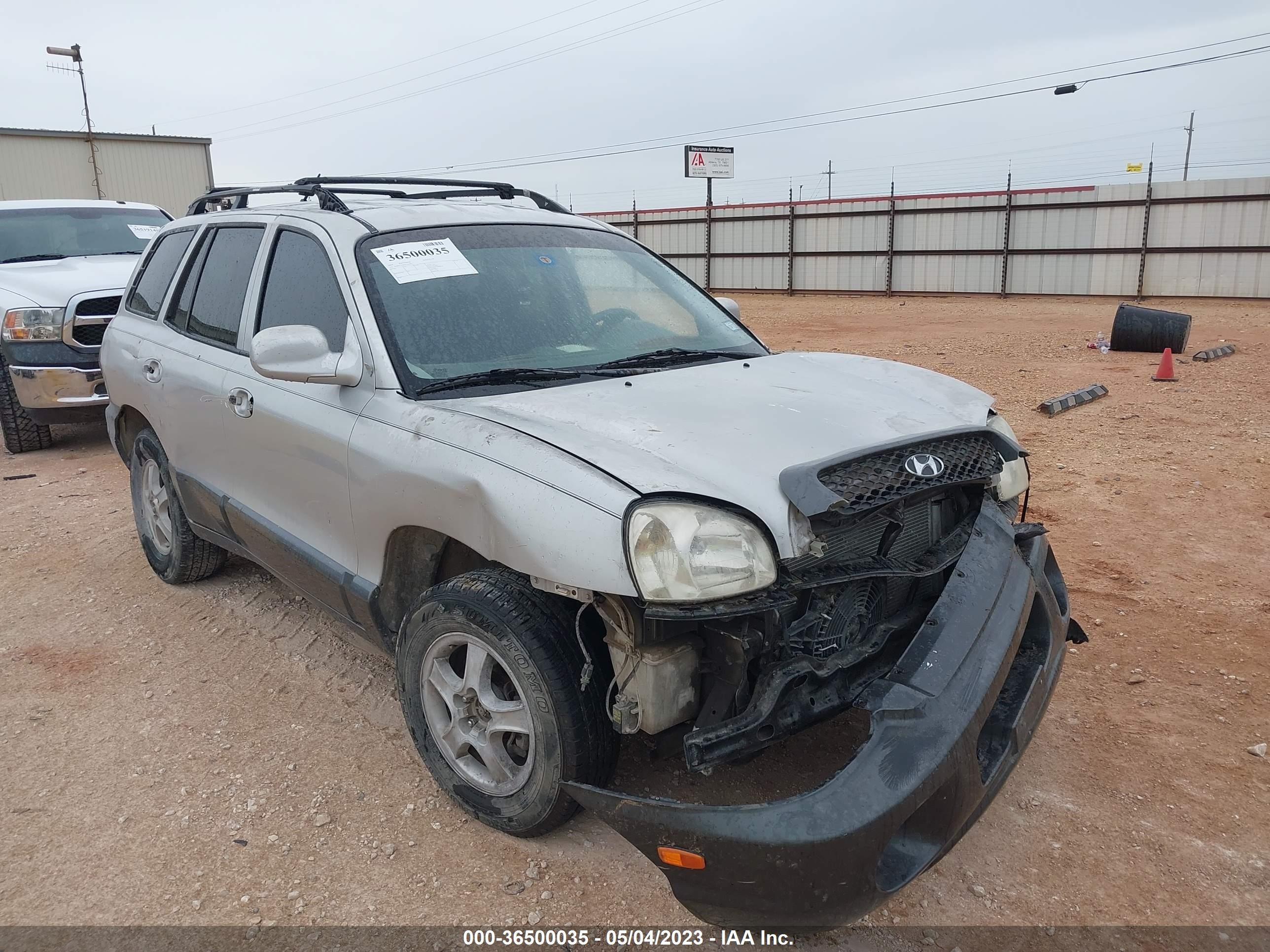 HYUNDAI SANTA FE 2004 km8sc13d24u765466