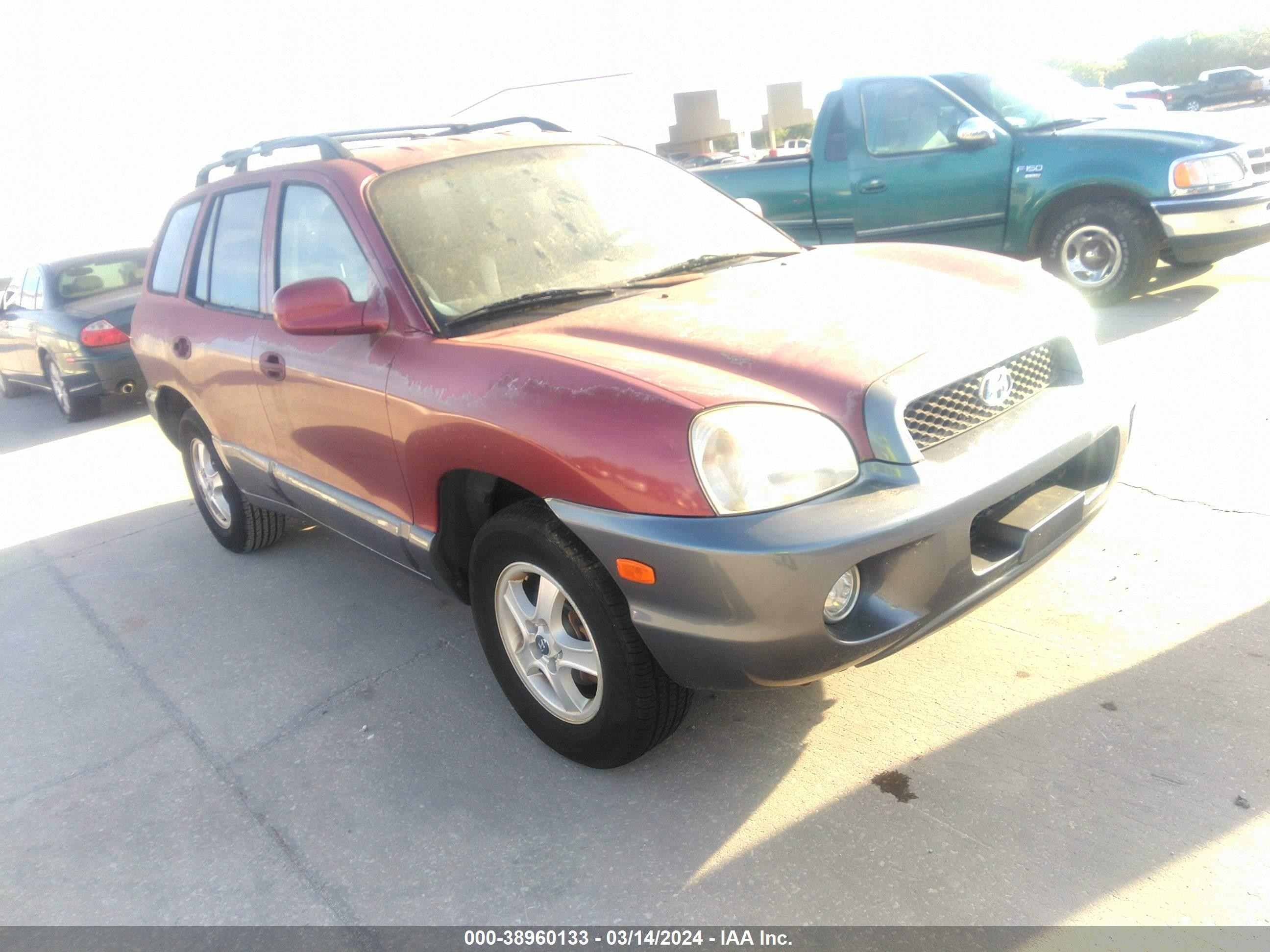 HYUNDAI SANTA FE 2004 km8sc13d34u777285