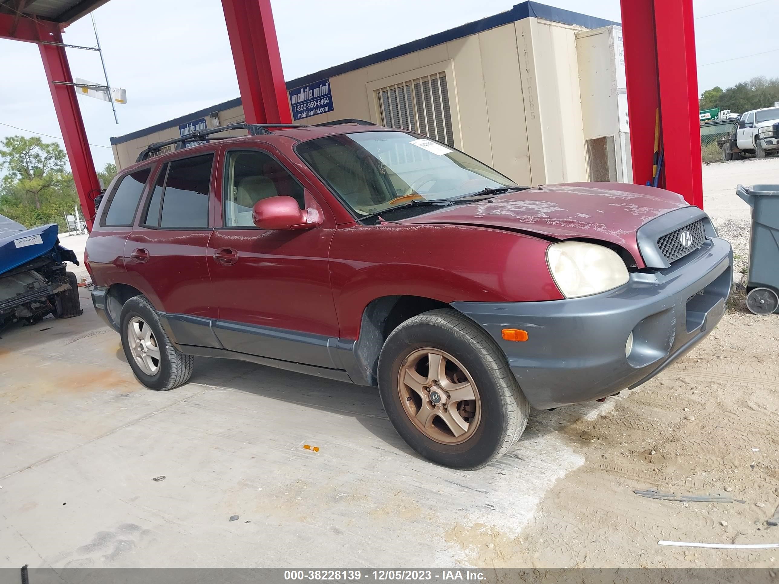 HYUNDAI SANTA FE 2004 km8sc13d44u844993