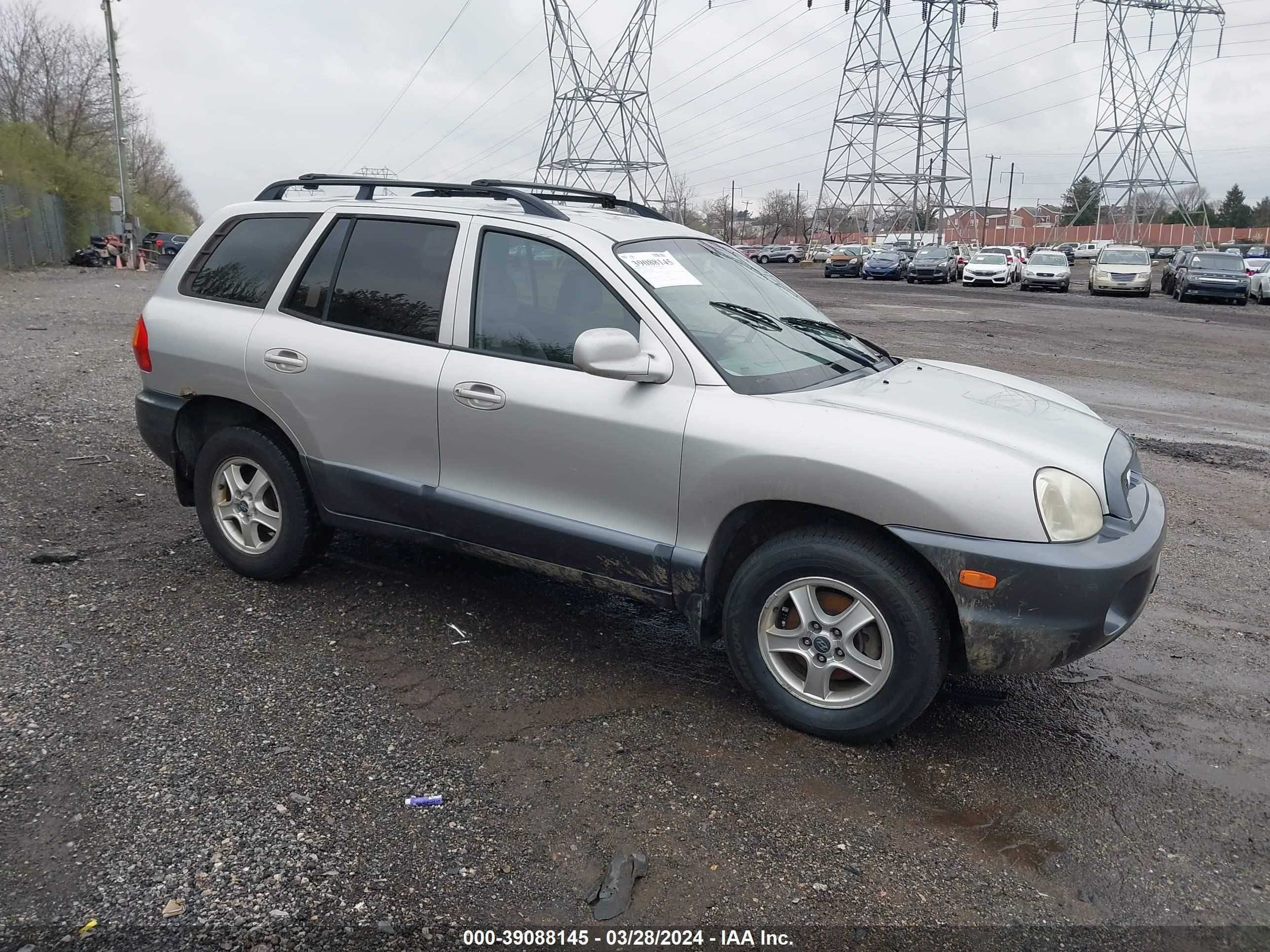 HYUNDAI SANTA FE 2003 km8sc13d53u370020