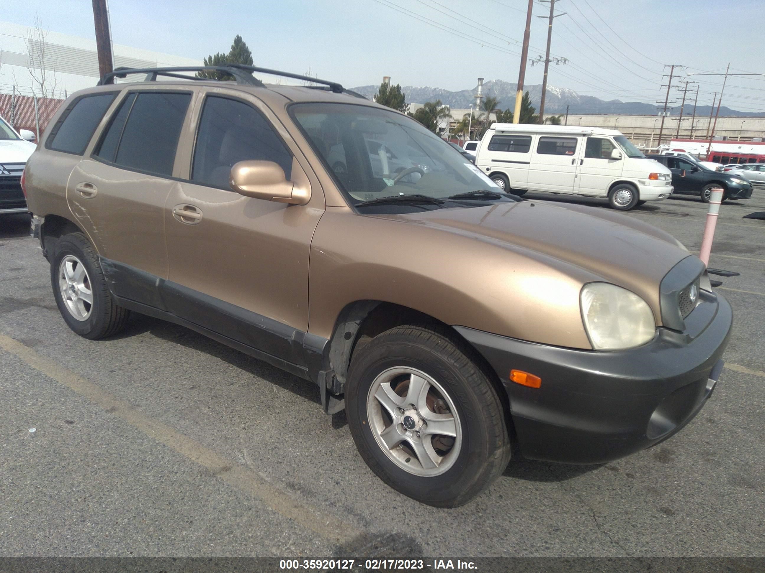 HYUNDAI SANTA FE 2003 km8sc13d53u383172