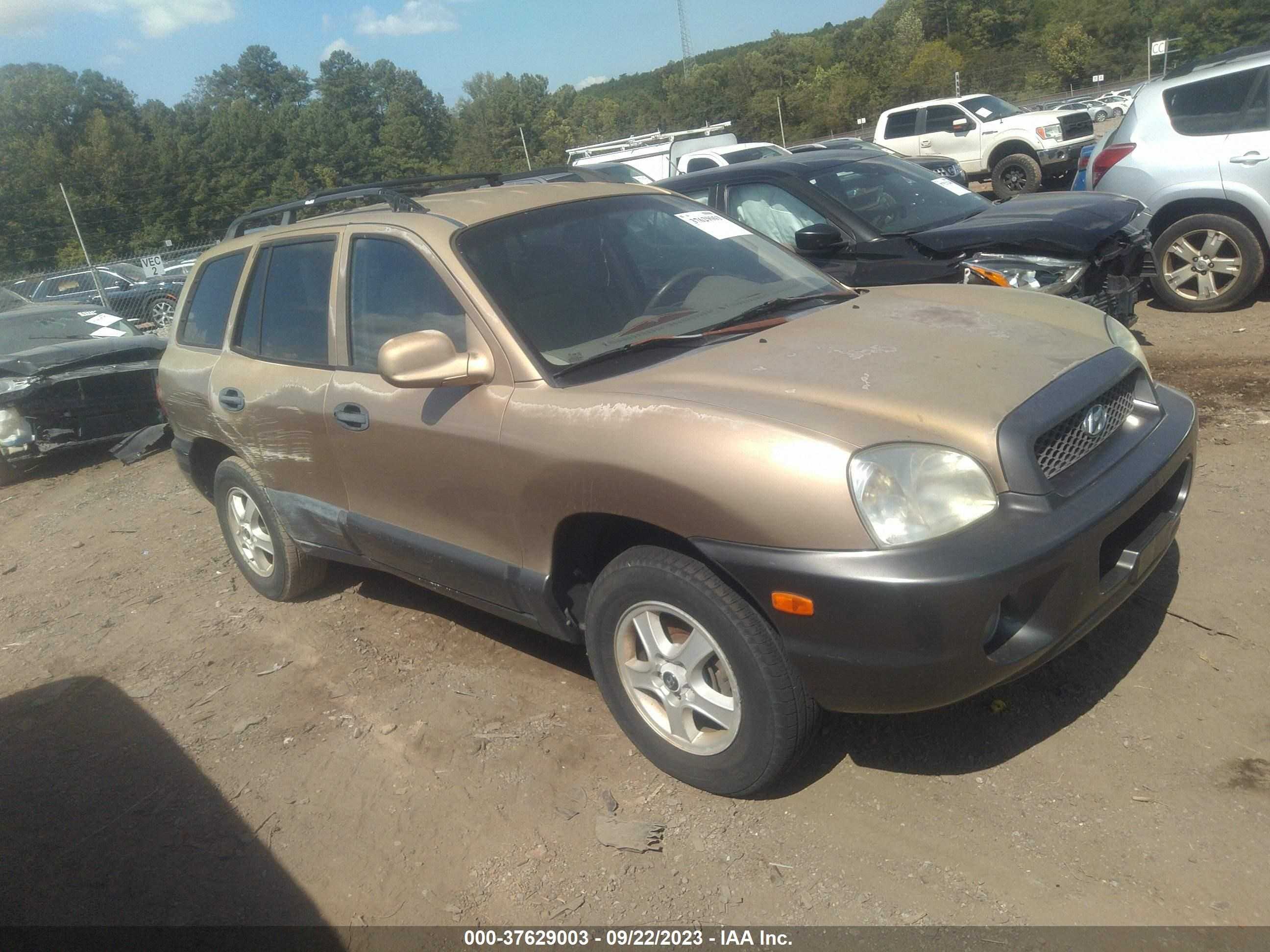 HYUNDAI SANTA FE 2004 km8sc13d54u770791