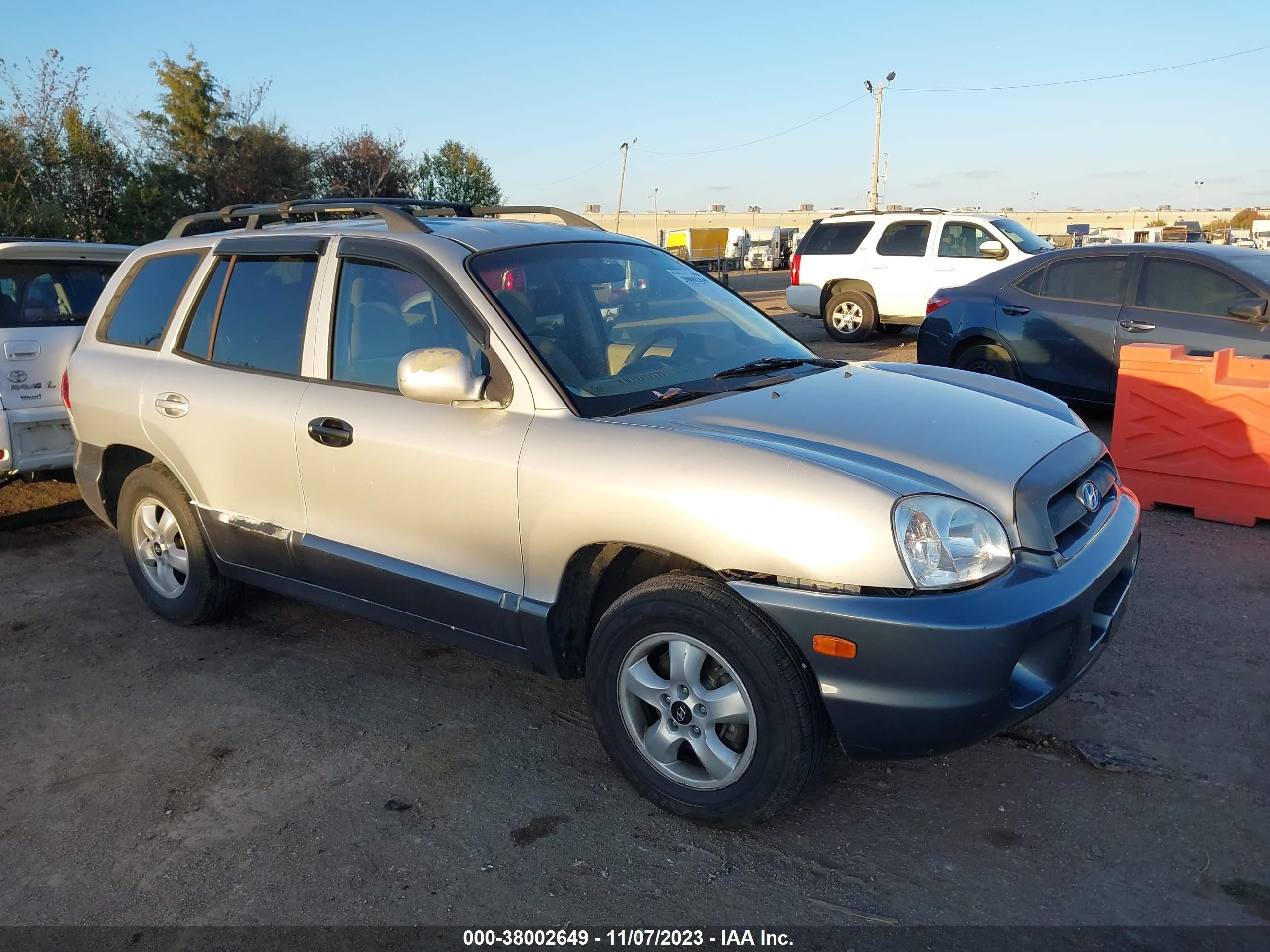 HYUNDAI SANTA FE 2005 km8sc13d55u909691