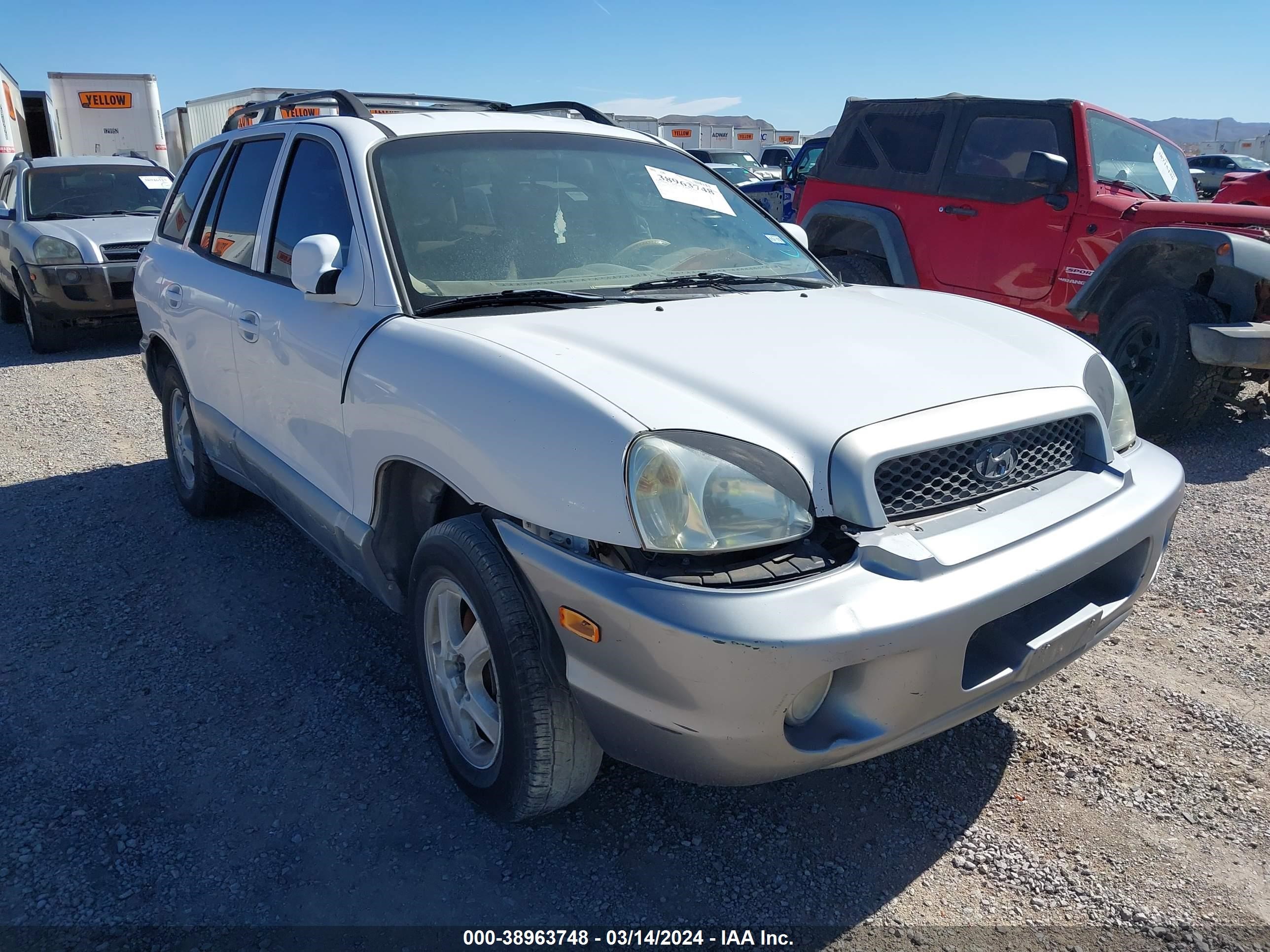 HYUNDAI SANTA FE 2004 km8sc13d84u649222