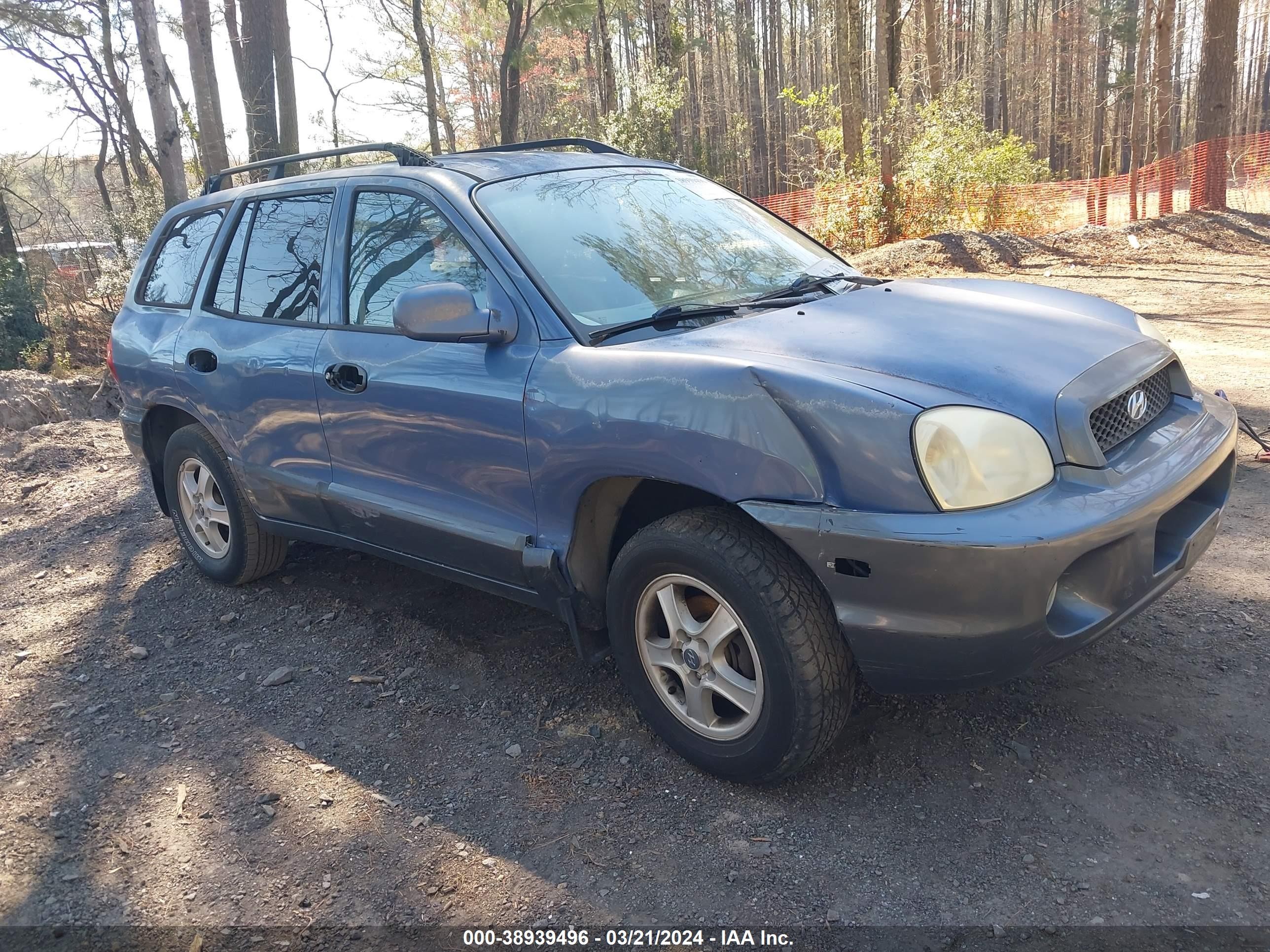 HYUNDAI SANTA FE 2002 km8sc13dx2u289688