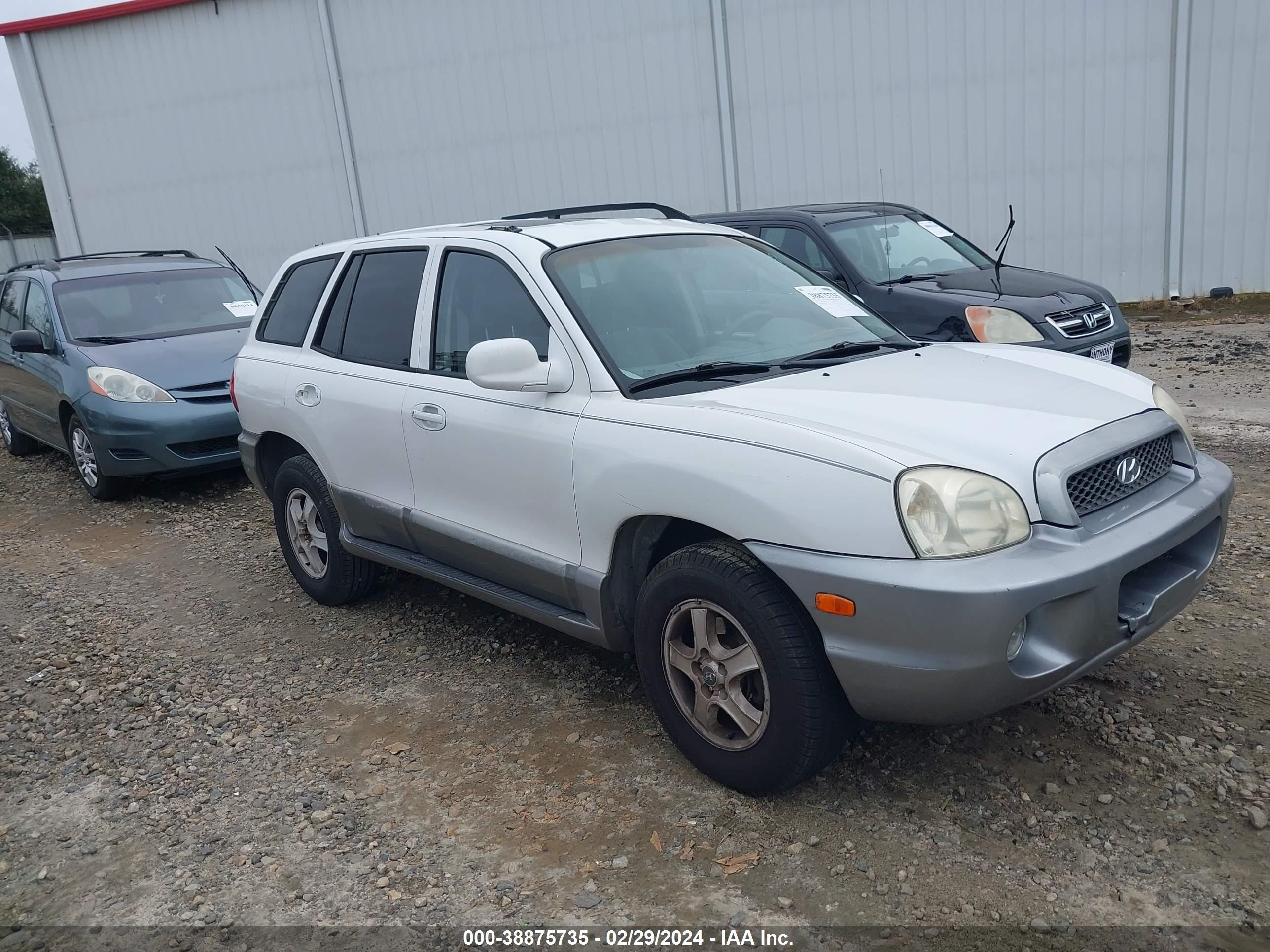 HYUNDAI SANTA FE 2003 km8sc13dx3u531977