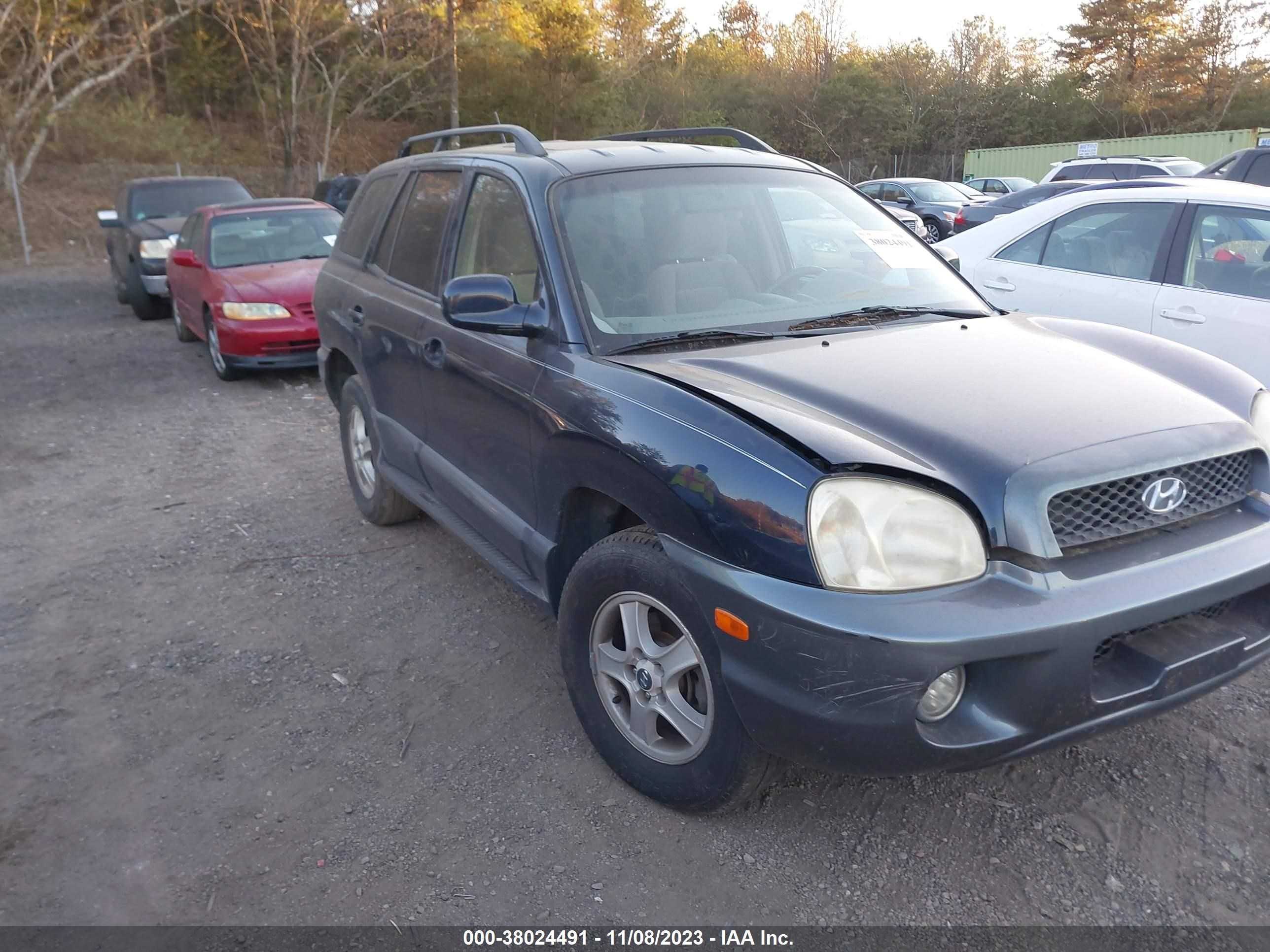 HYUNDAI SANTA FE 2004 km8sc13dx4u783519