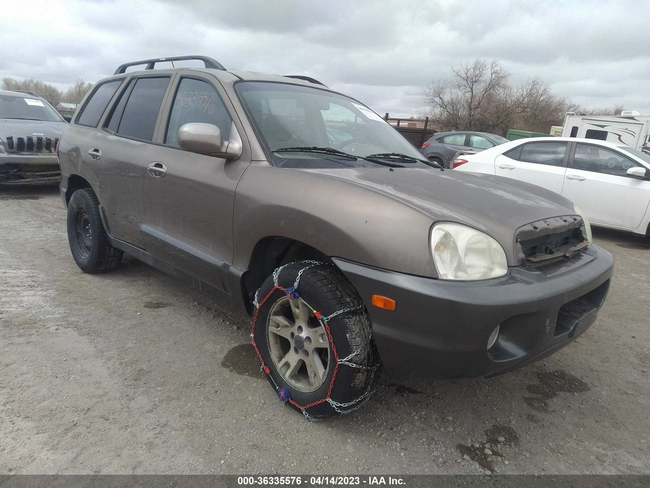 HYUNDAI SANTA FE 2005 km8sc13dx5u909718