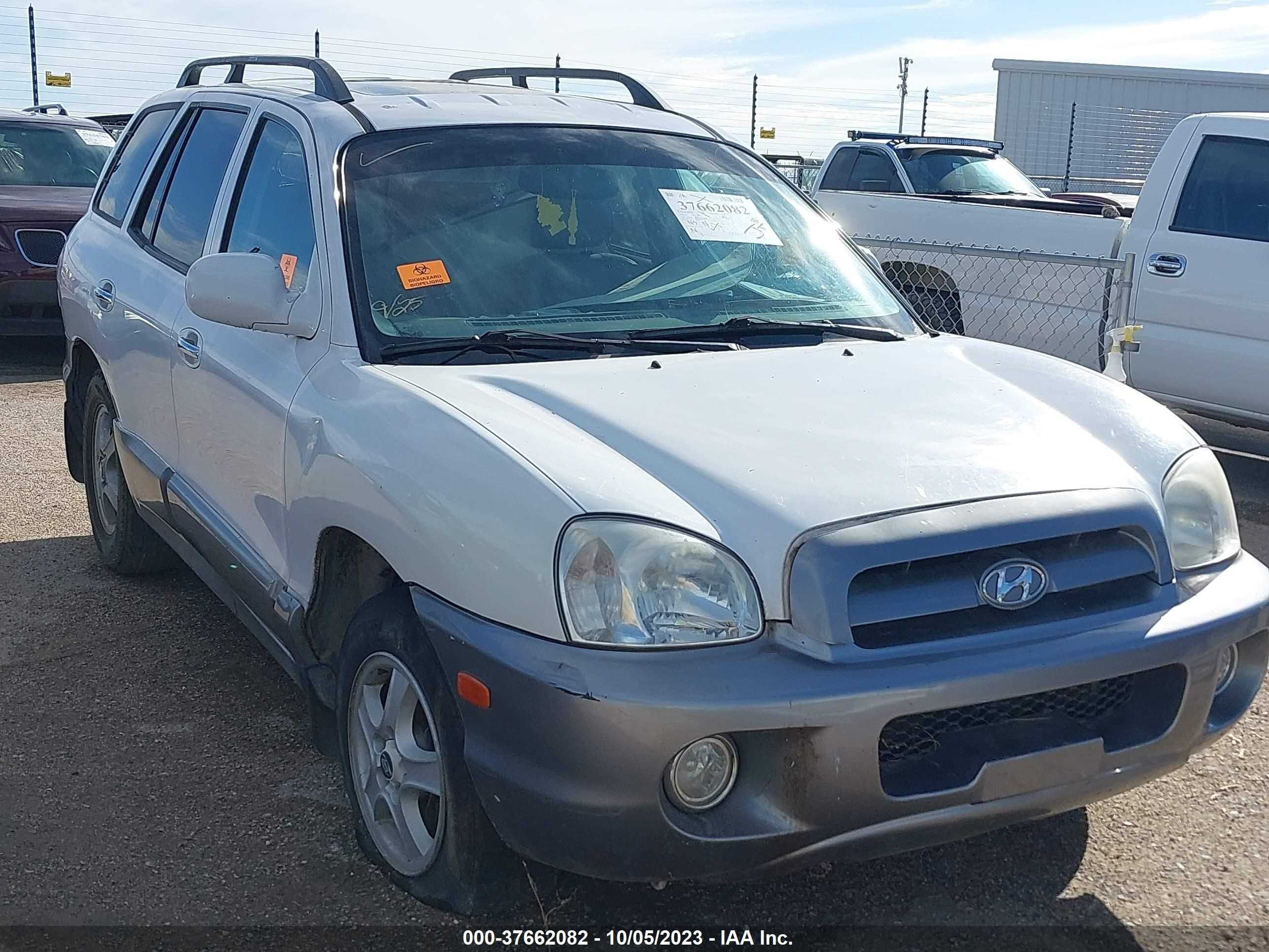 HYUNDAI SANTA FE 2005 km8sc13e15u913228