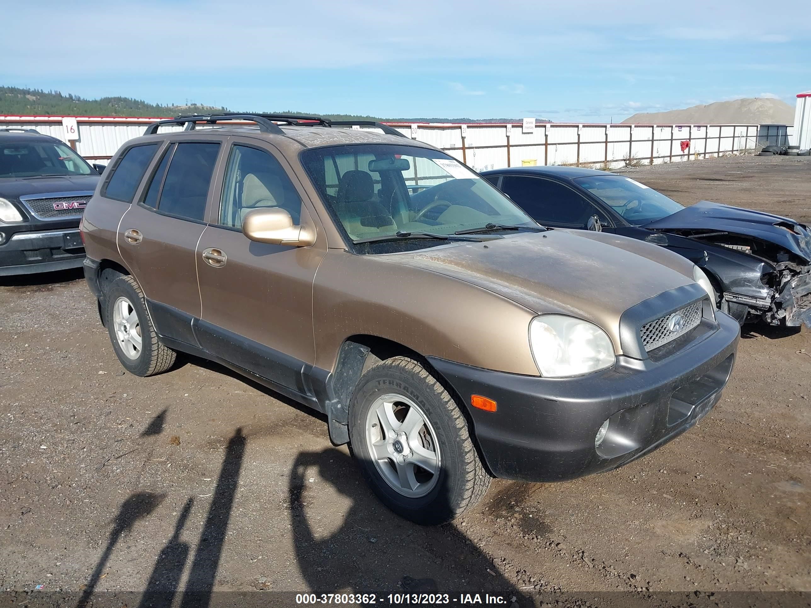 HYUNDAI SANTA FE 2004 km8sc13e24u685352