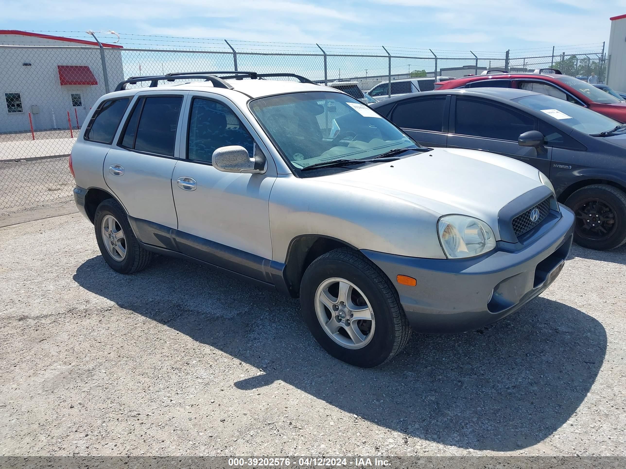 HYUNDAI SANTA FE 2004 km8sc13e34u588919