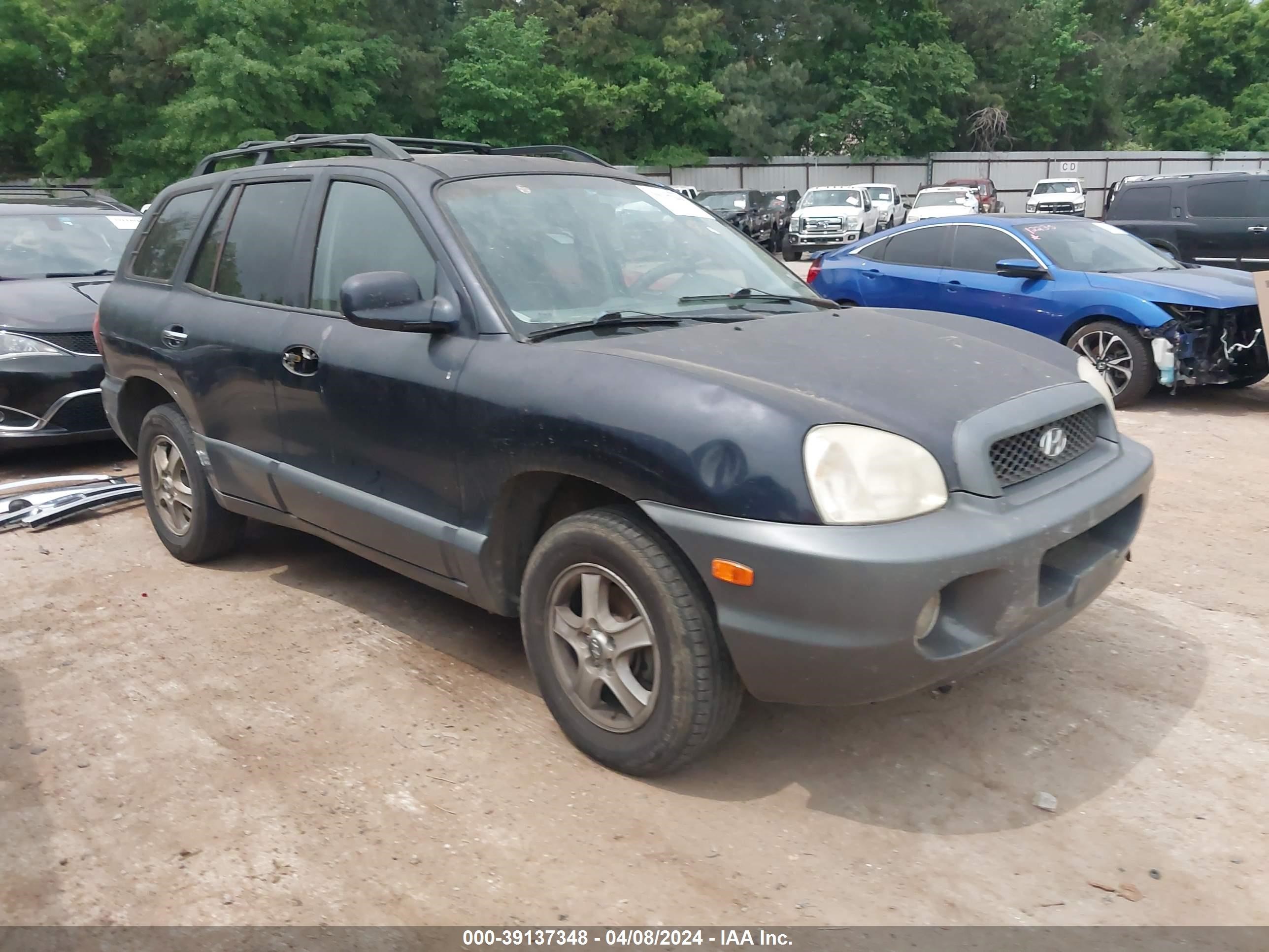 HYUNDAI SANTA FE 2004 km8sc13e34u672481