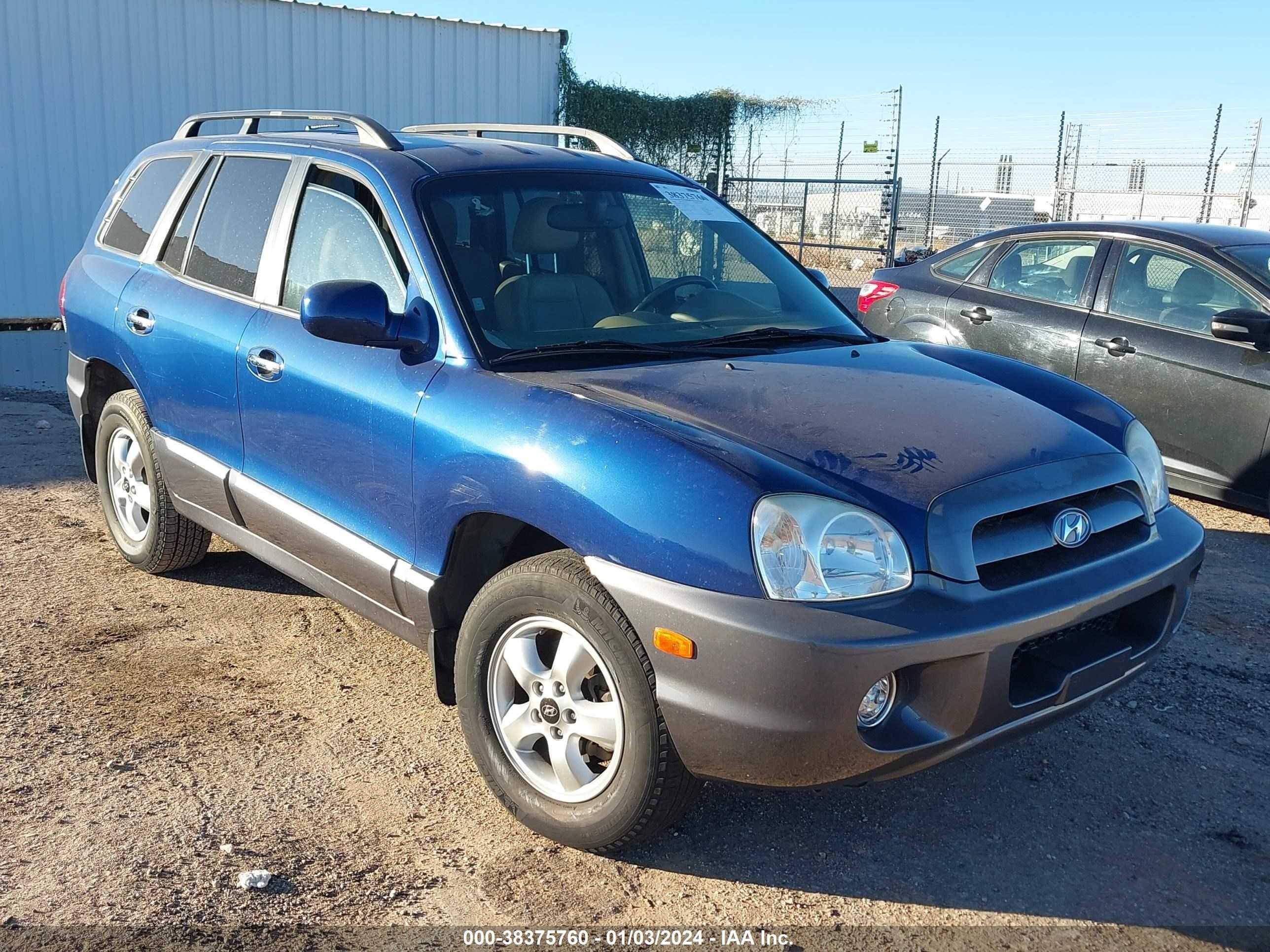 HYUNDAI SANTA FE 2006 km8sc13e56u099554