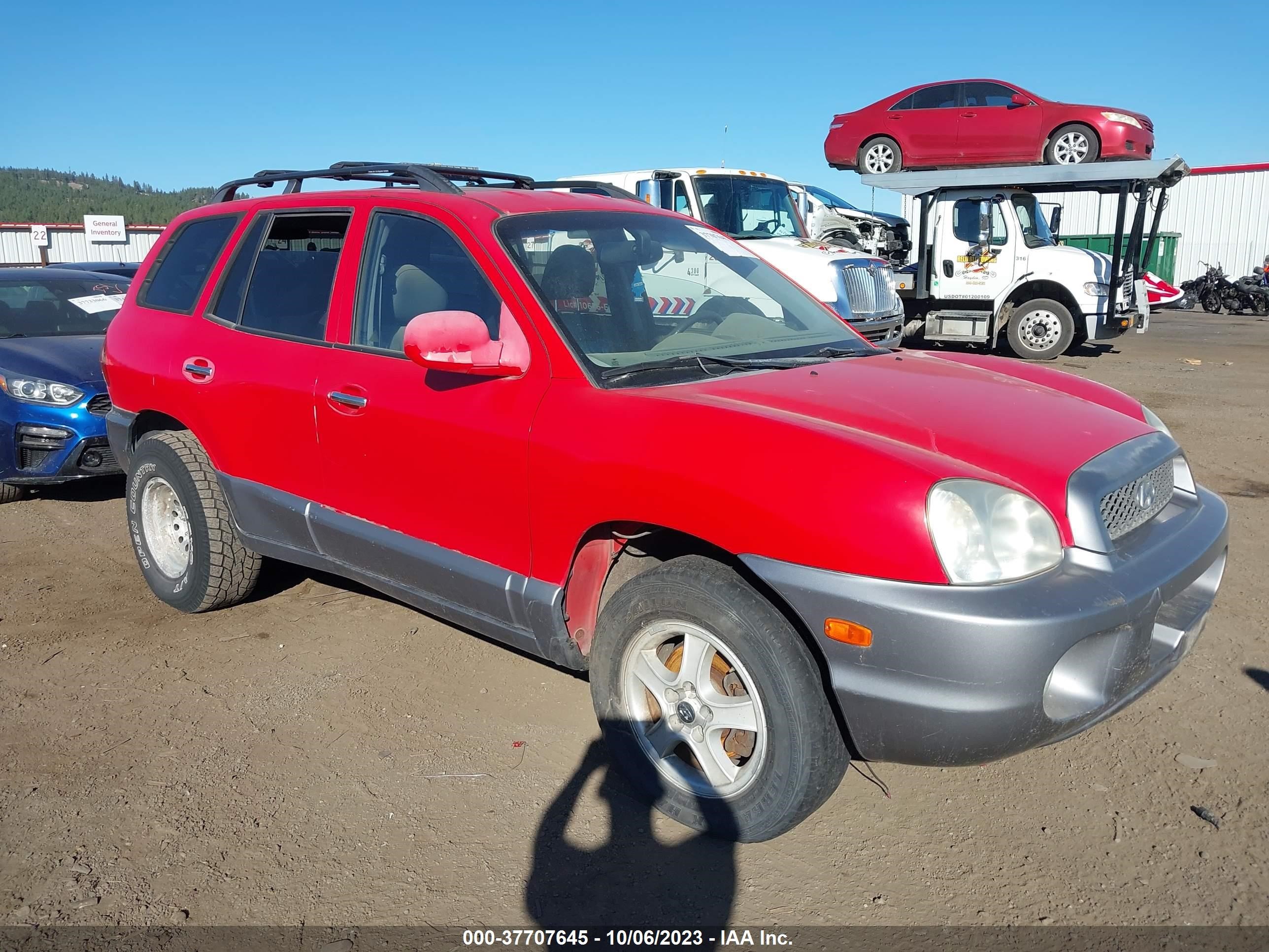 HYUNDAI SANTA FE 2003 km8sc13e73u473691