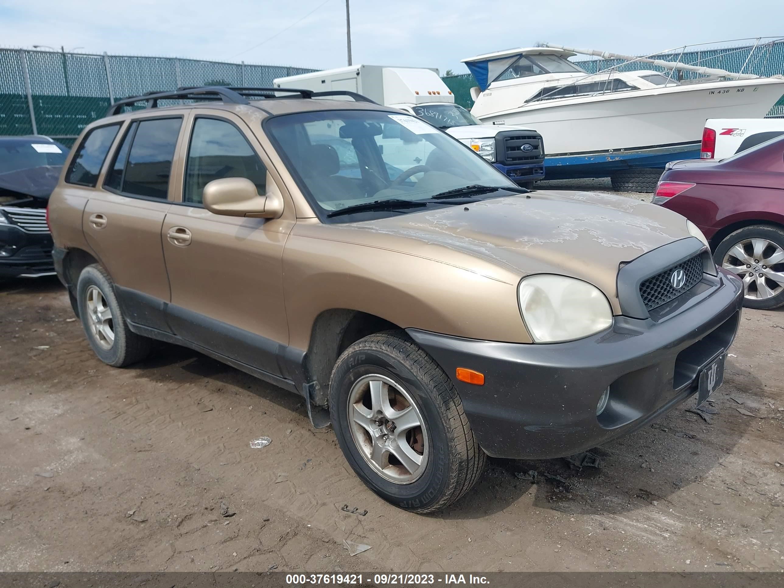 HYUNDAI SANTA FE 2002 km8sc73d12u245422