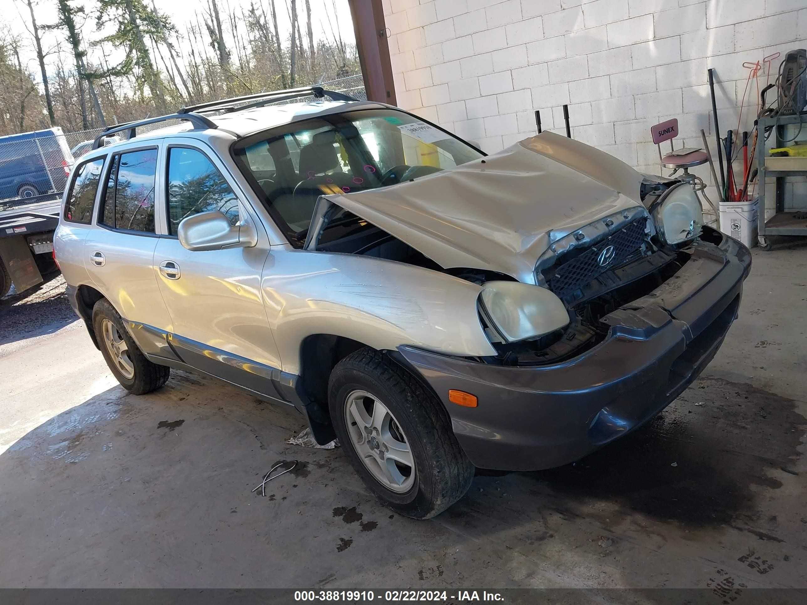 HYUNDAI SANTA FE 2002 km8sc73d22u157432