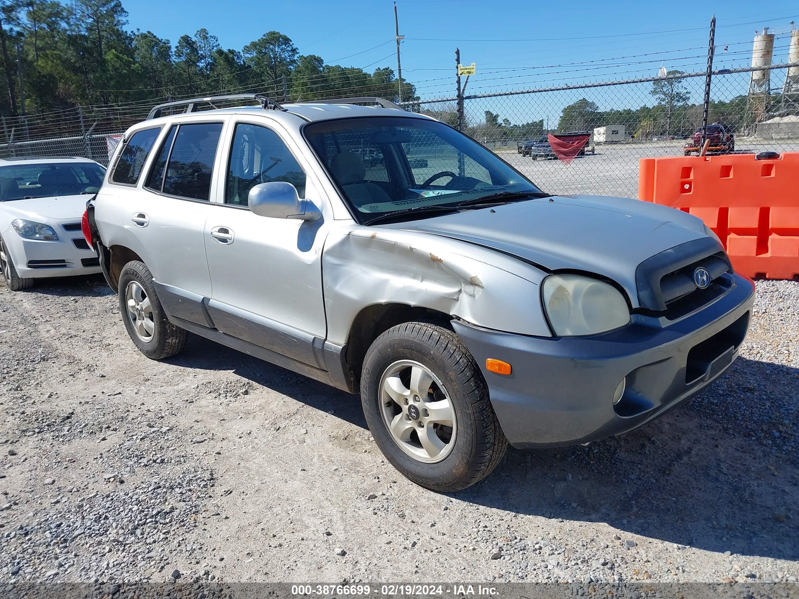 HYUNDAI SANTA FE 2005 km8sc73d25u971665