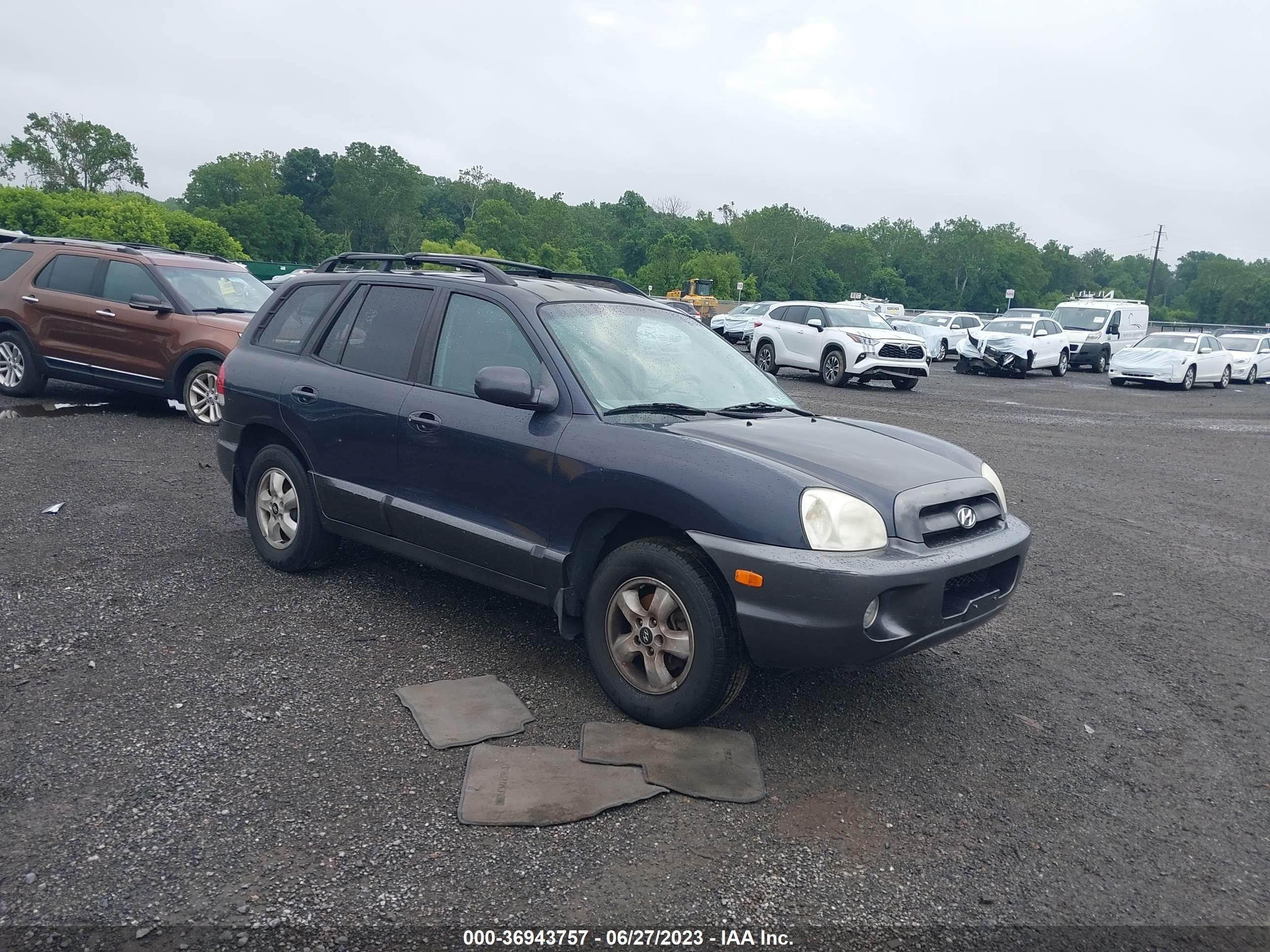 HYUNDAI SANTA FE 2006 km8sc73d26u058017