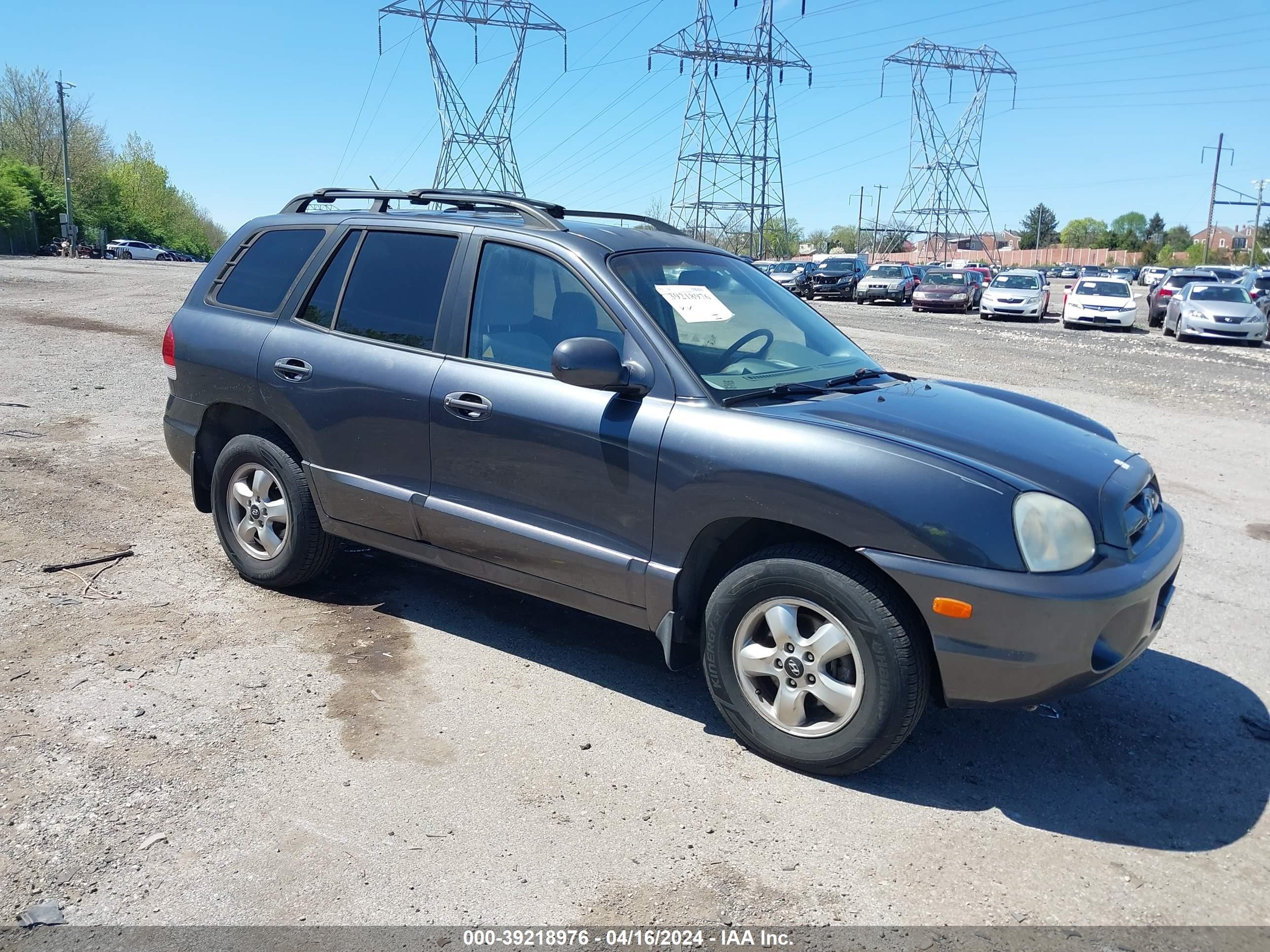 HYUNDAI SANTA FE 2006 km8sc73d26u101402