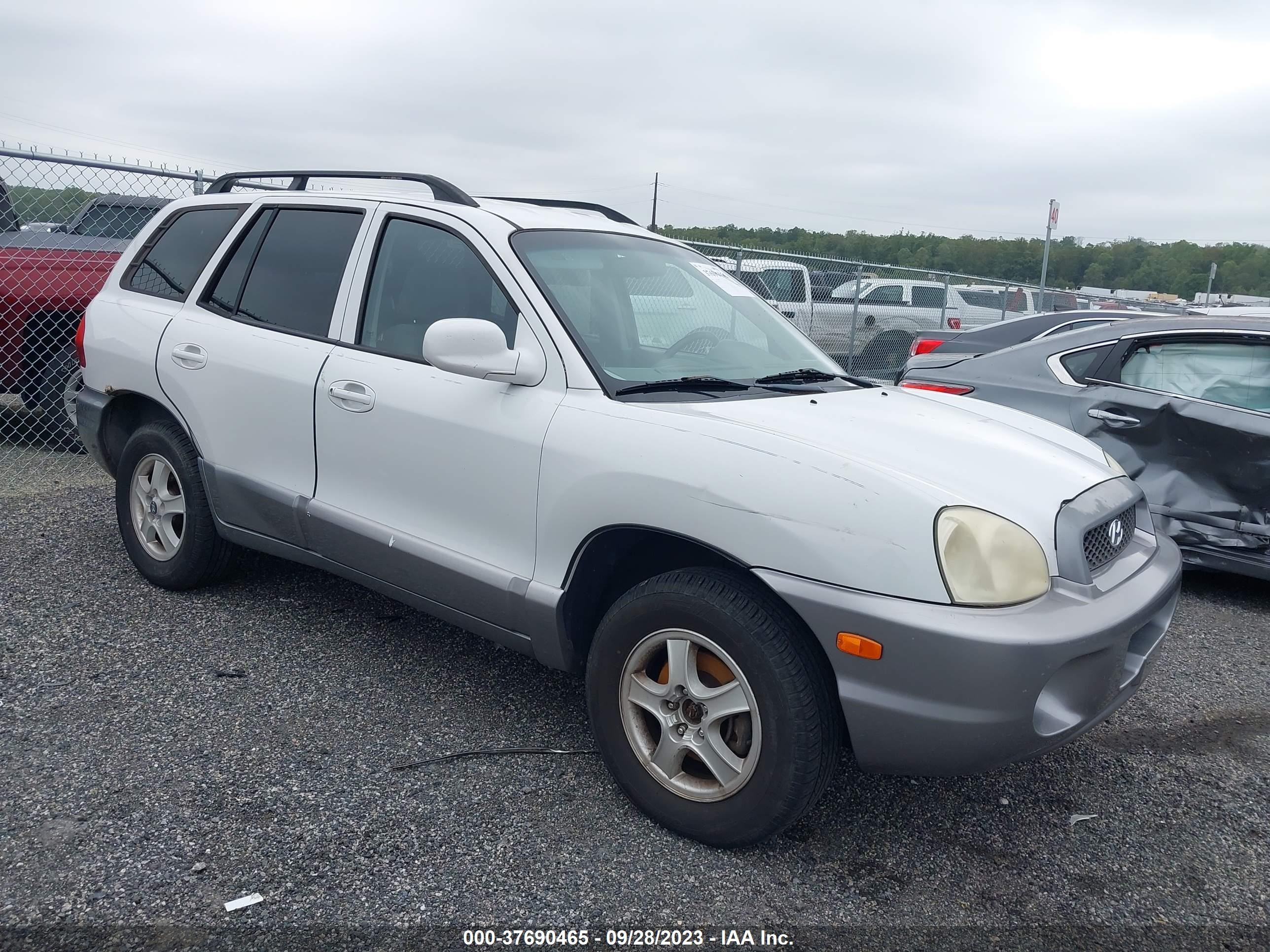 HYUNDAI SANTA FE 2003 km8sc73d33u526588