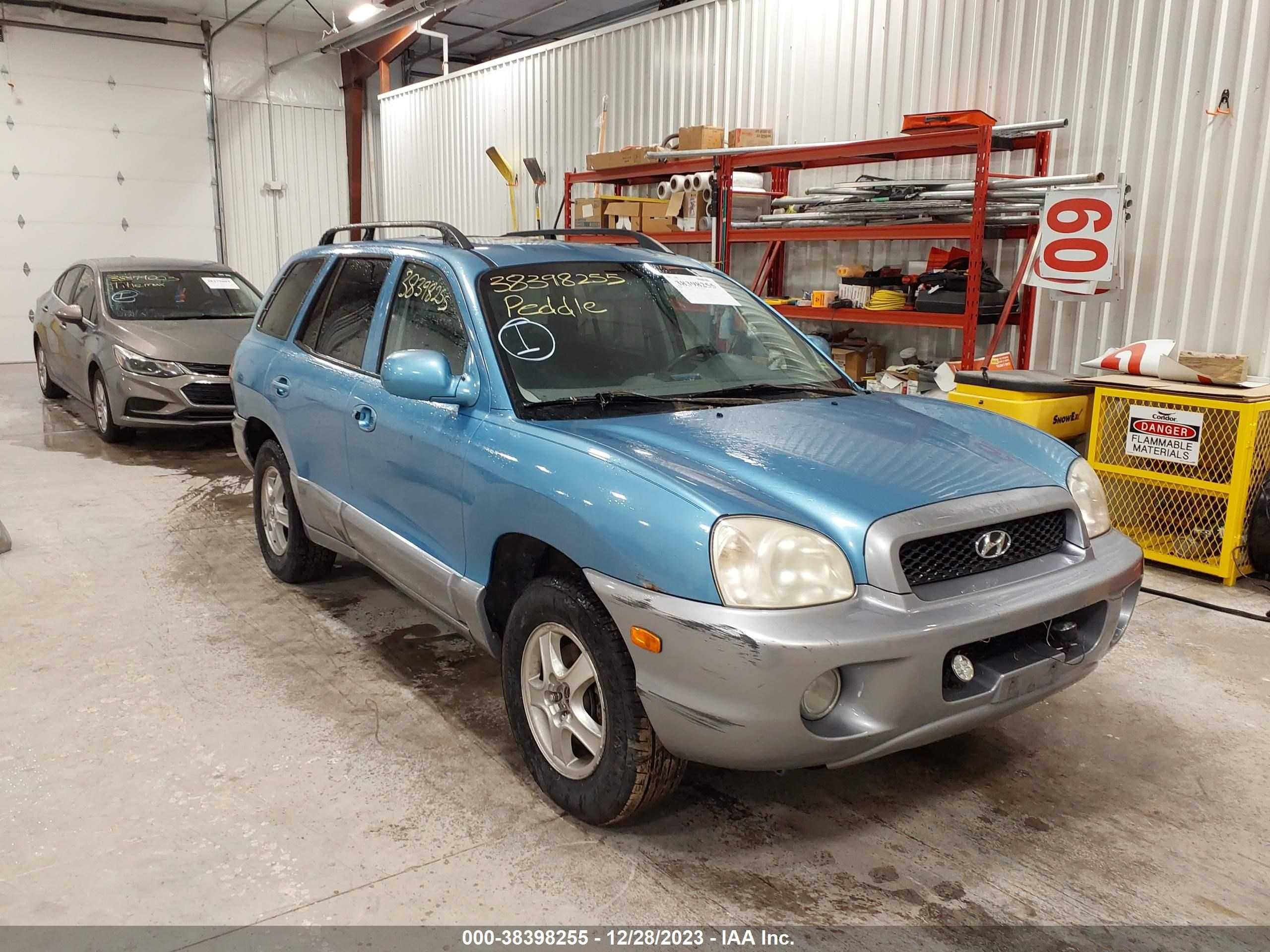 HYUNDAI SANTA FE 2004 km8sc73d44u834967