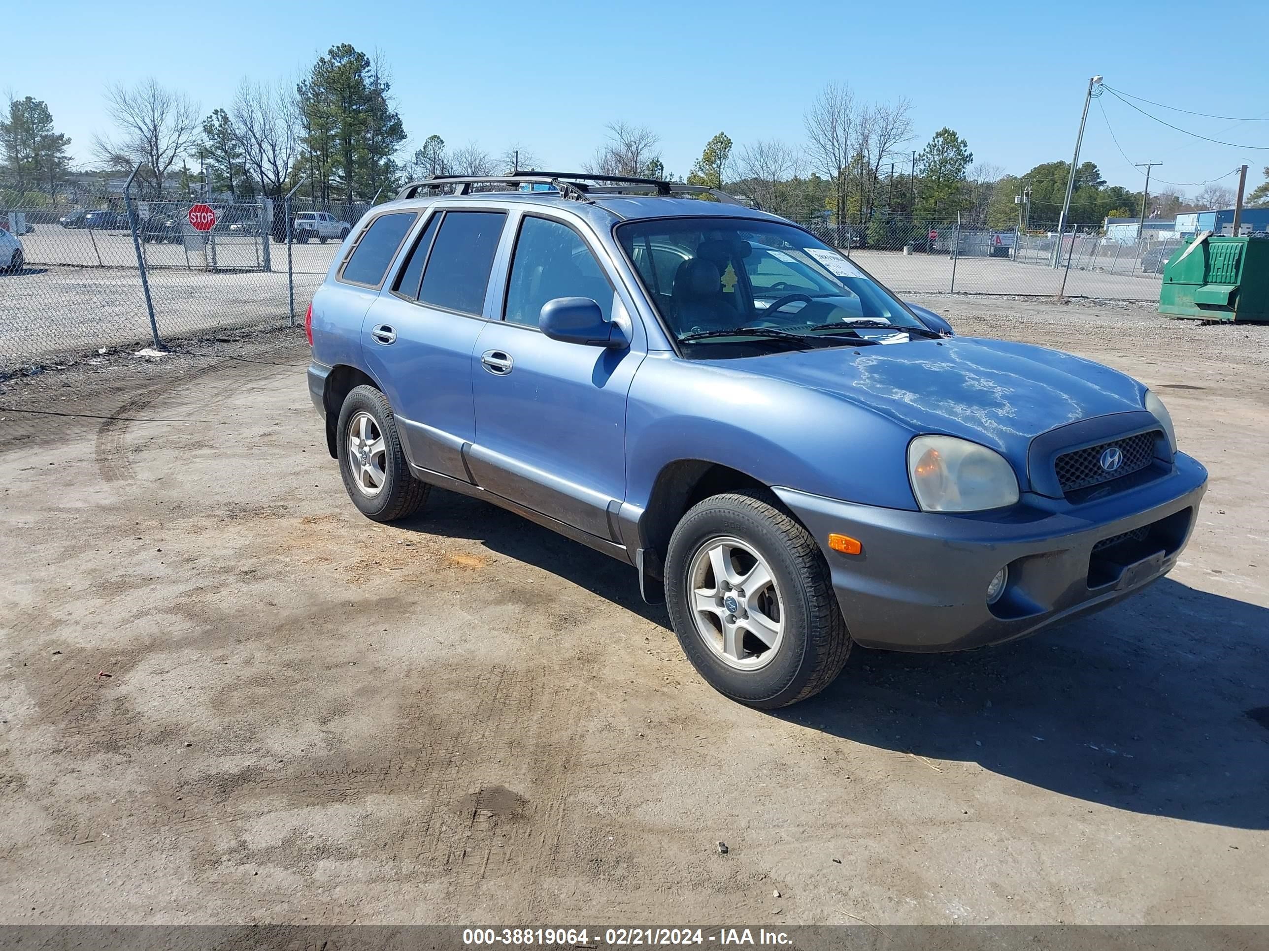 HYUNDAI SANTA FE 2003 km8sc73d53u477832