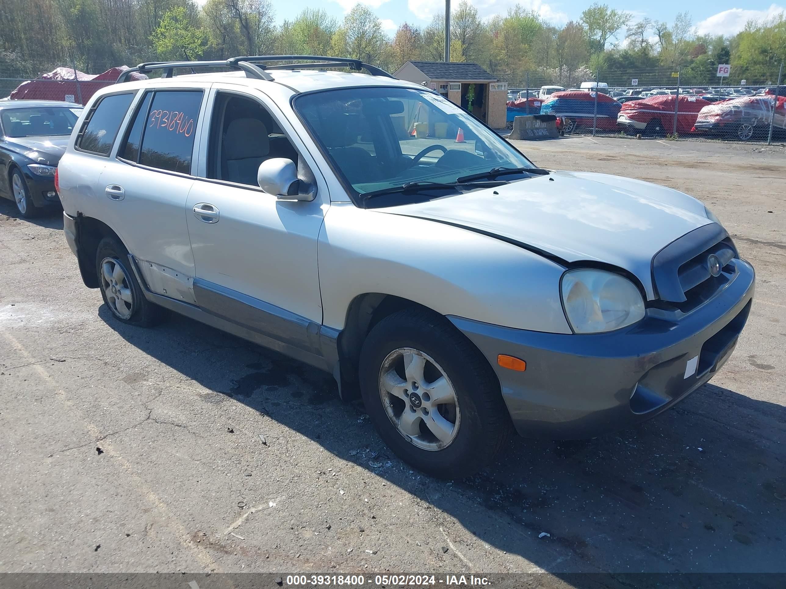 HYUNDAI SANTA FE 2005 km8sc73d55u977489