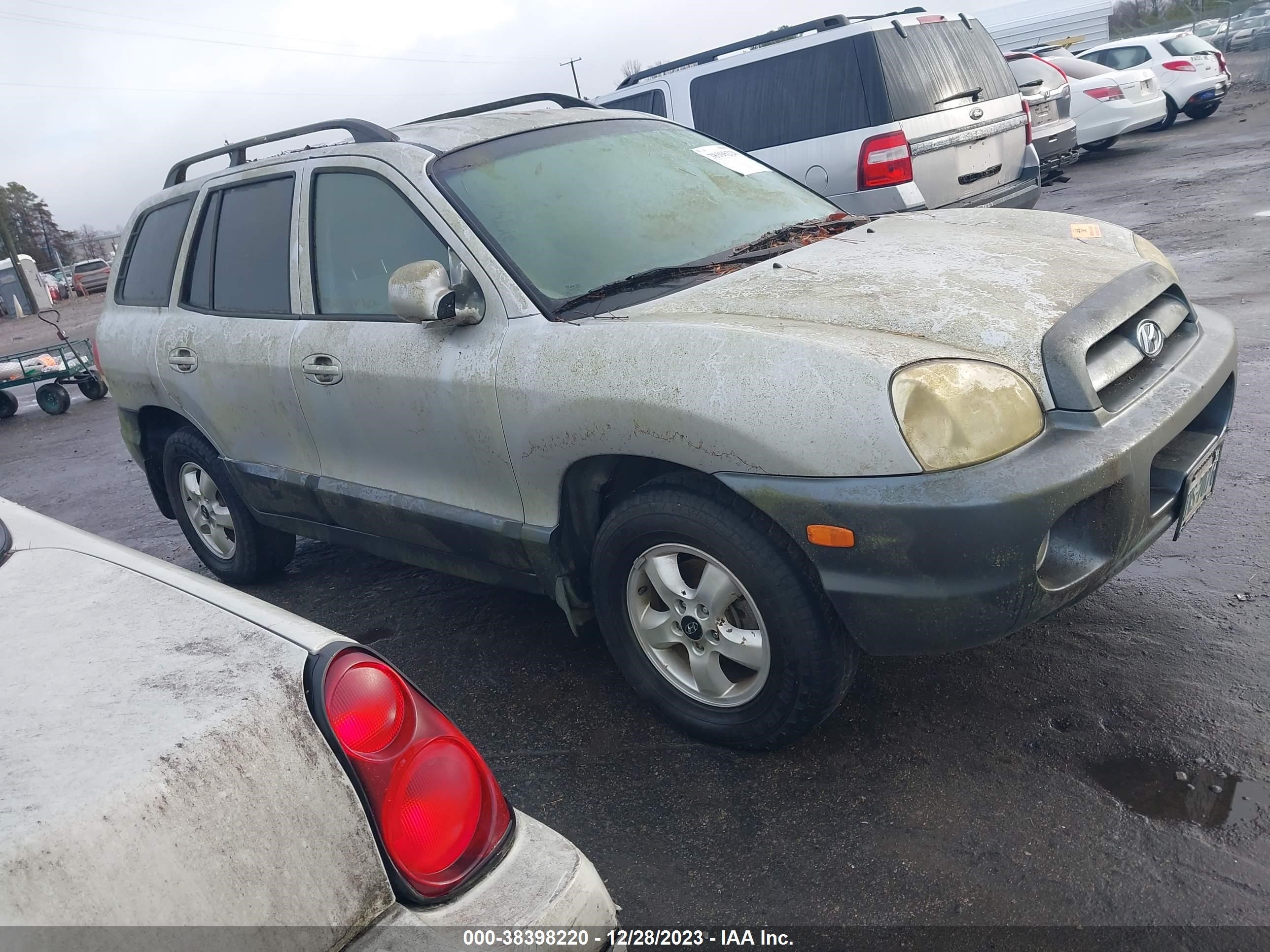 HYUNDAI SANTA FE 2005 km8sc73d65u006730