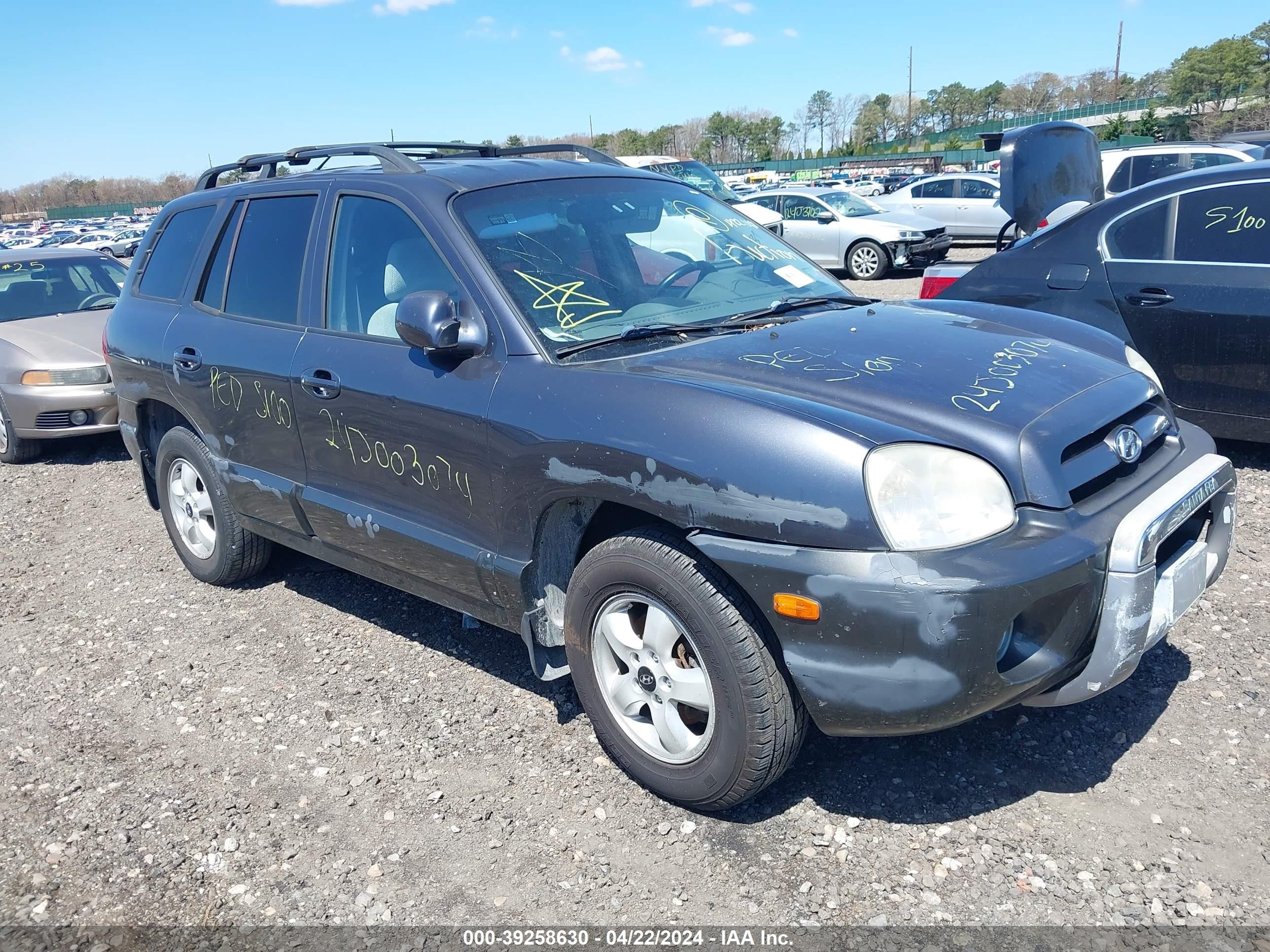 HYUNDAI SANTA FE 2005 km8sc73d65u980014