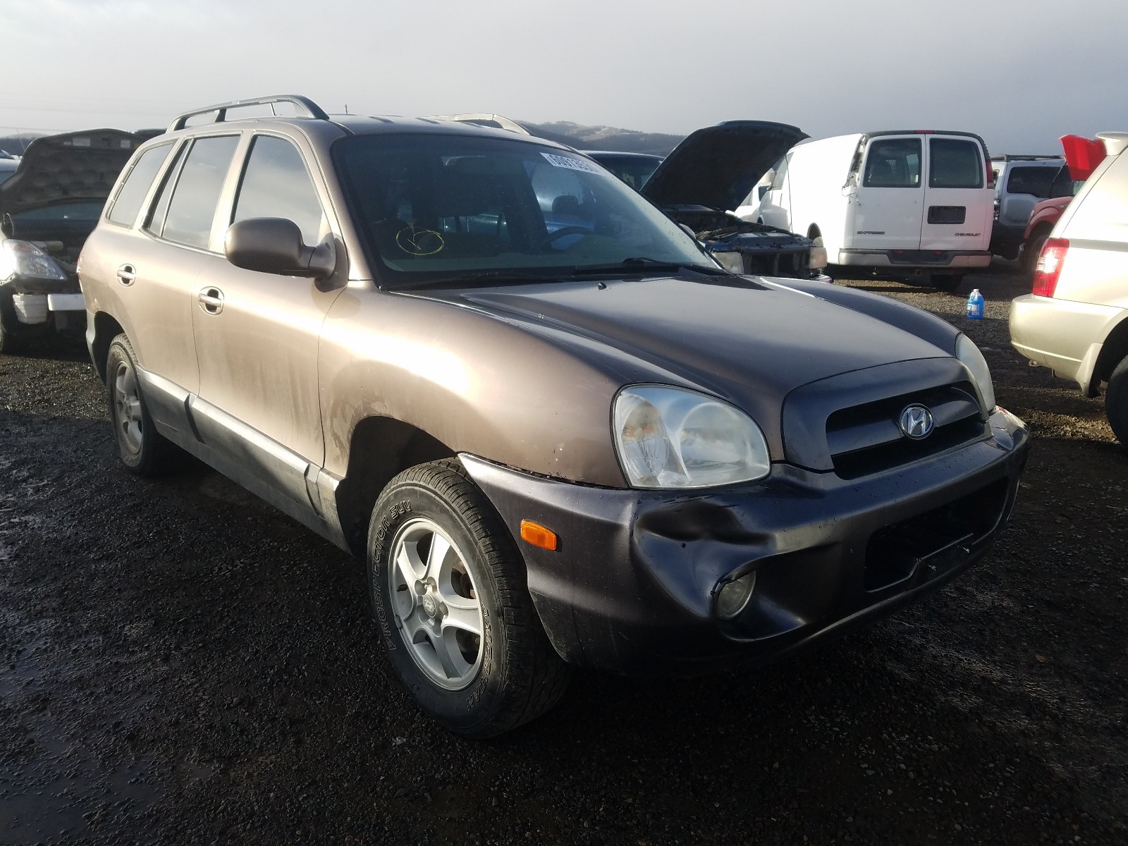 HYUNDAI SANTA FE G 2005 km8sc73d85u972545