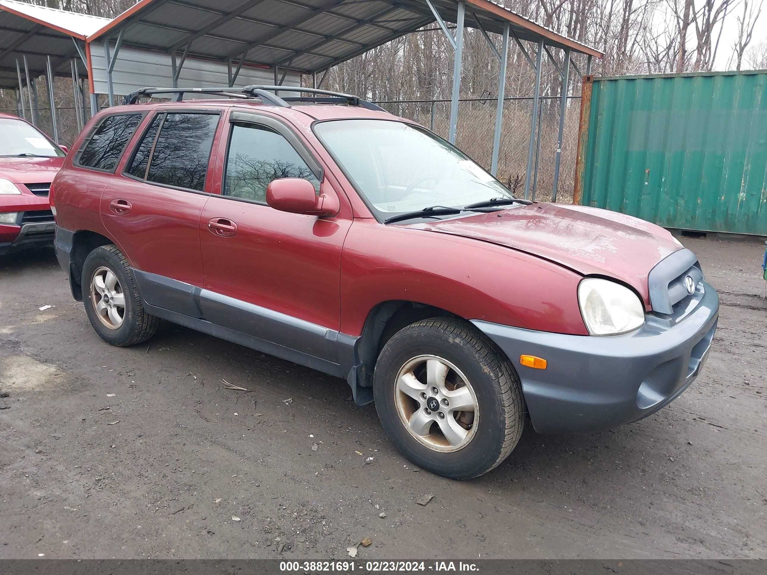 HYUNDAI SANTA FE 2005 km8sc73dx5u909480