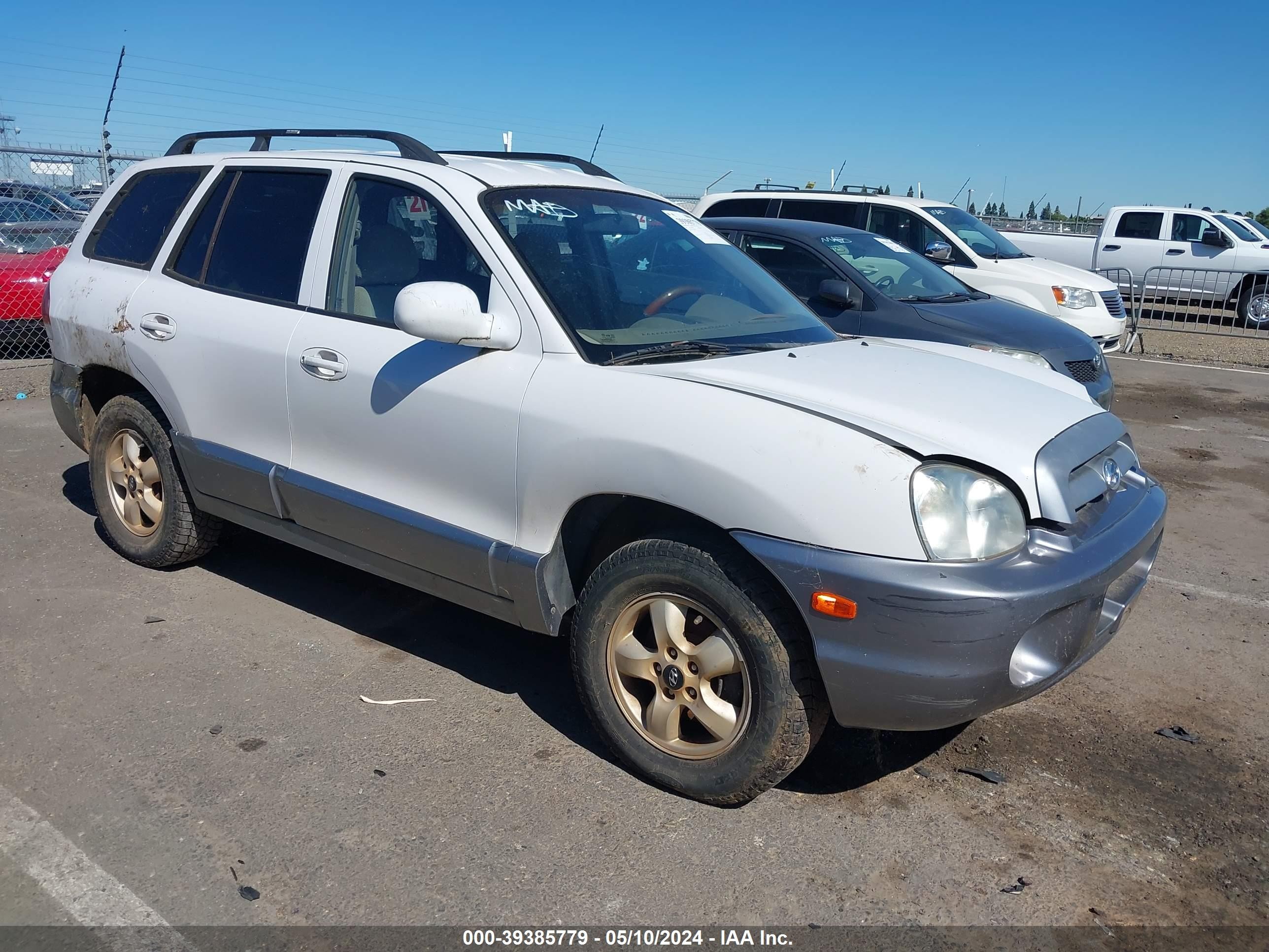 HYUNDAI SANTA FE 2005 km8sc73dx5u928269