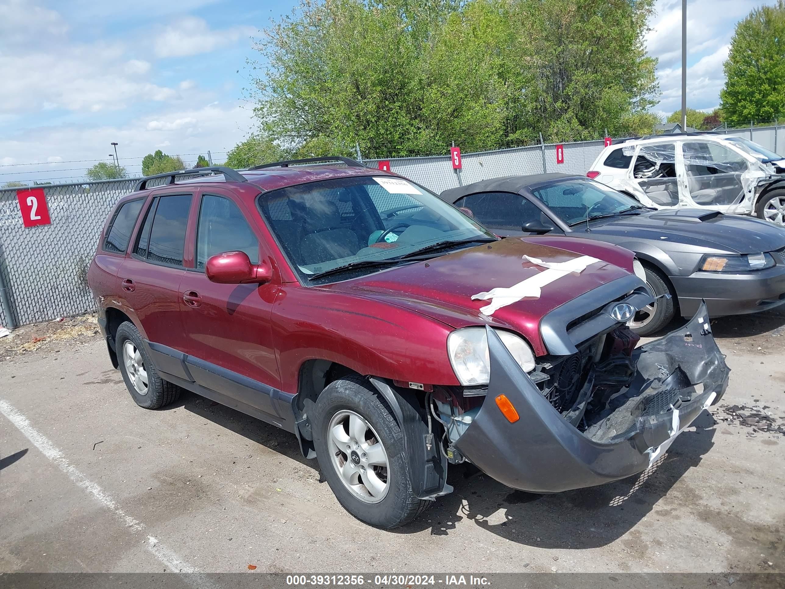 HYUNDAI SANTA FE 2005 km8sc73e05u018395