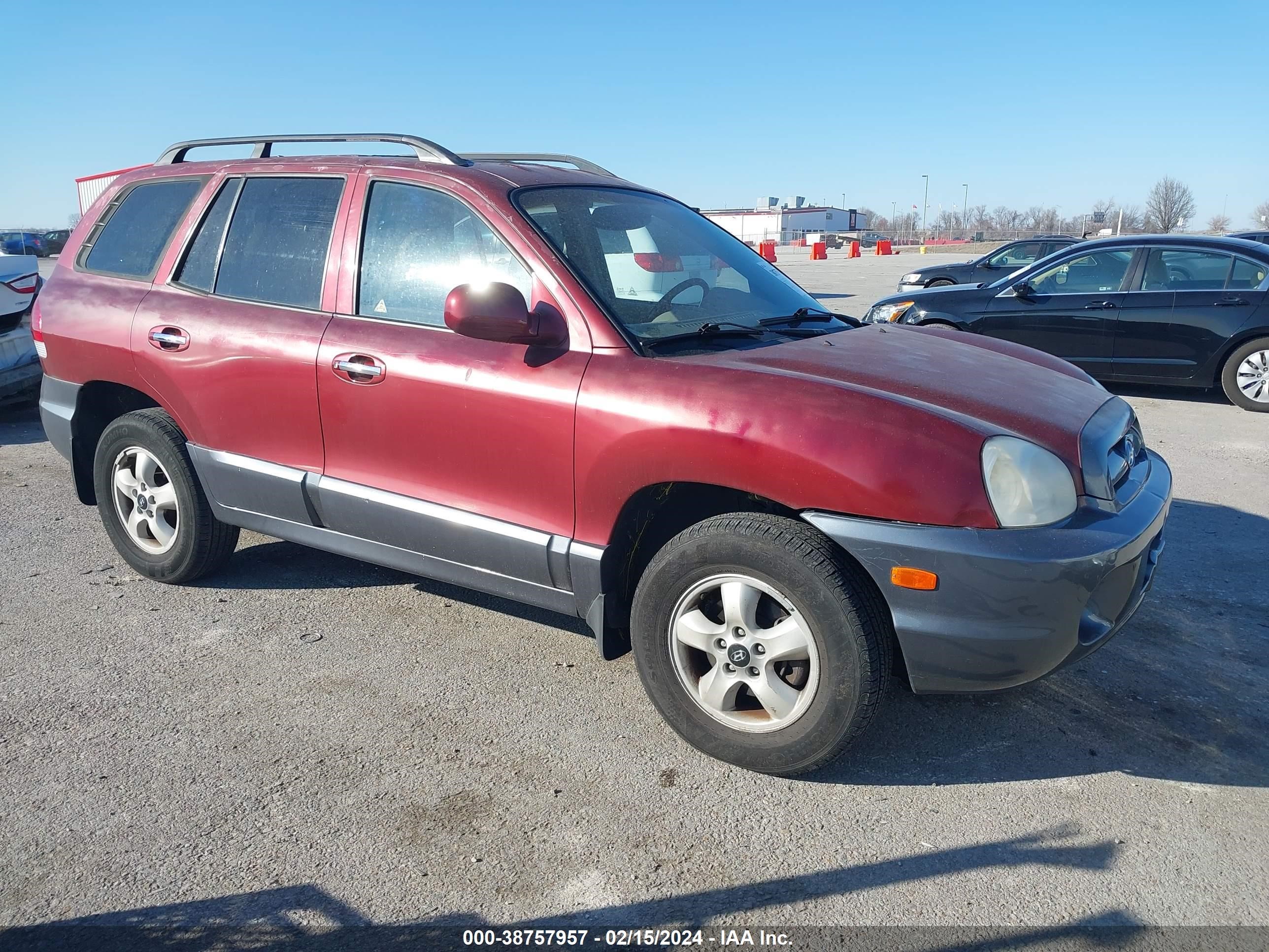 HYUNDAI SANTA FE 2005 km8sc73e15u983170