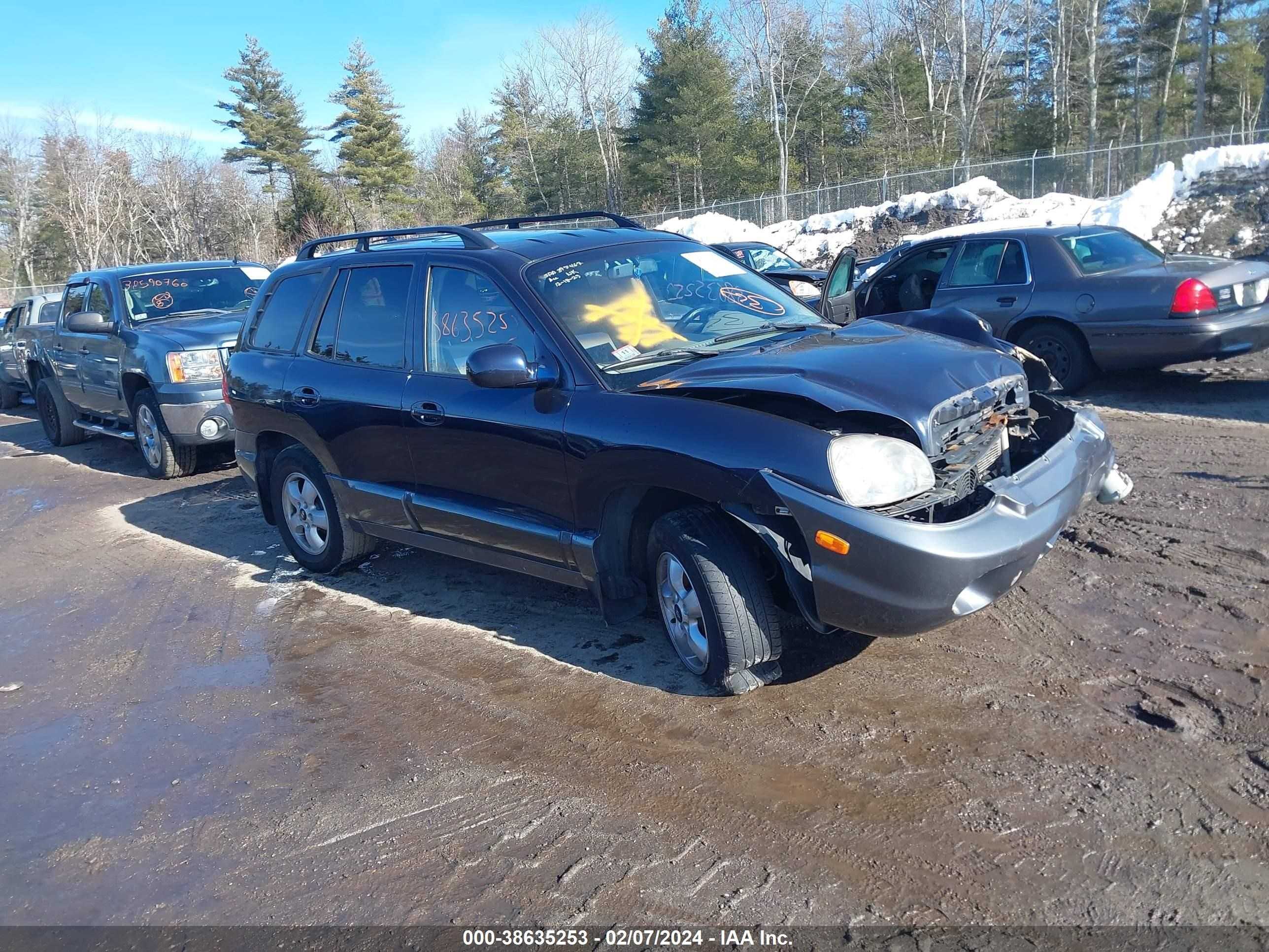 HYUNDAI SANTA FE 2005 km8sc73e35u000795