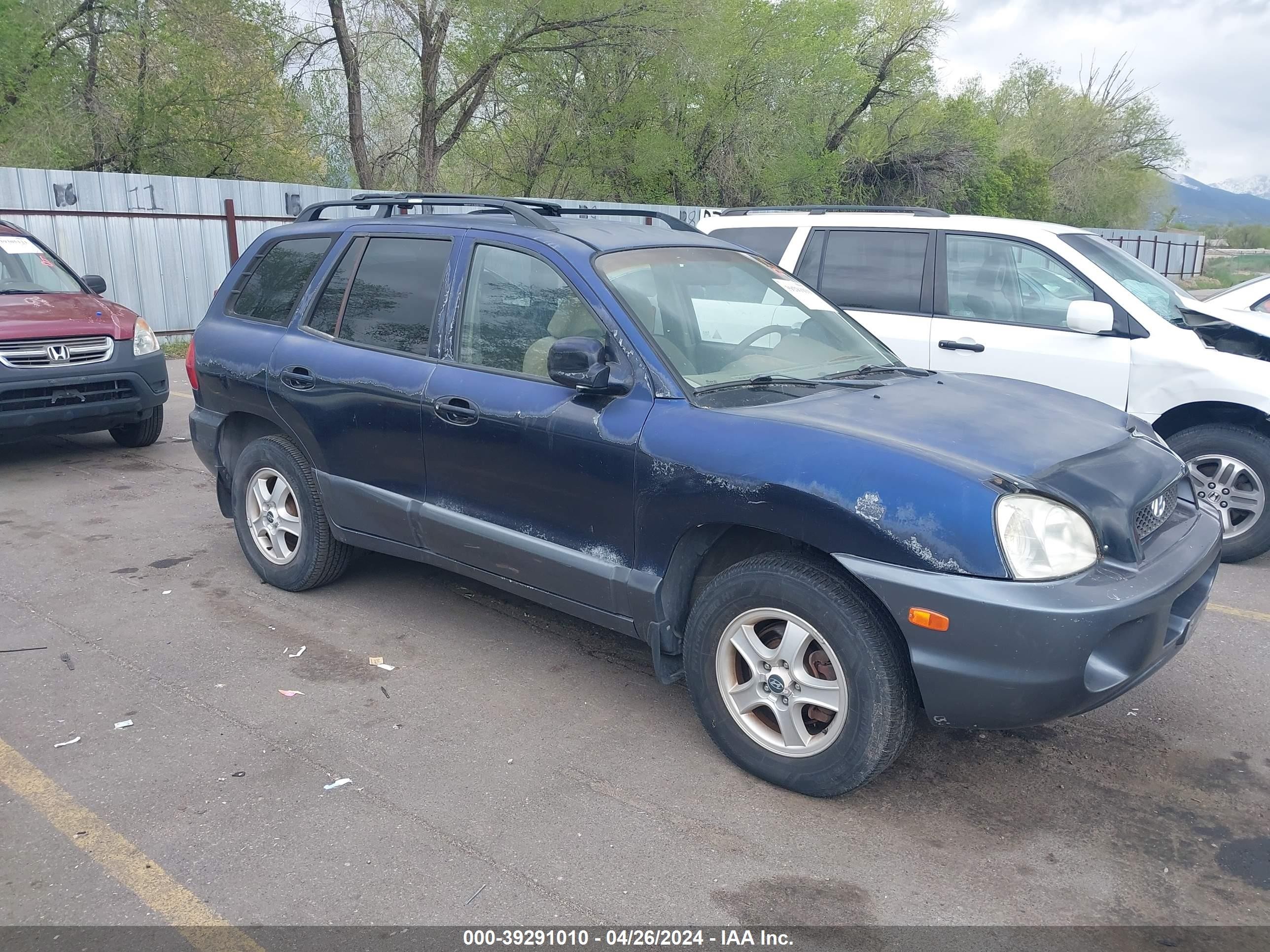 HYUNDAI SANTA FE 2004 km8sc73e44u664649