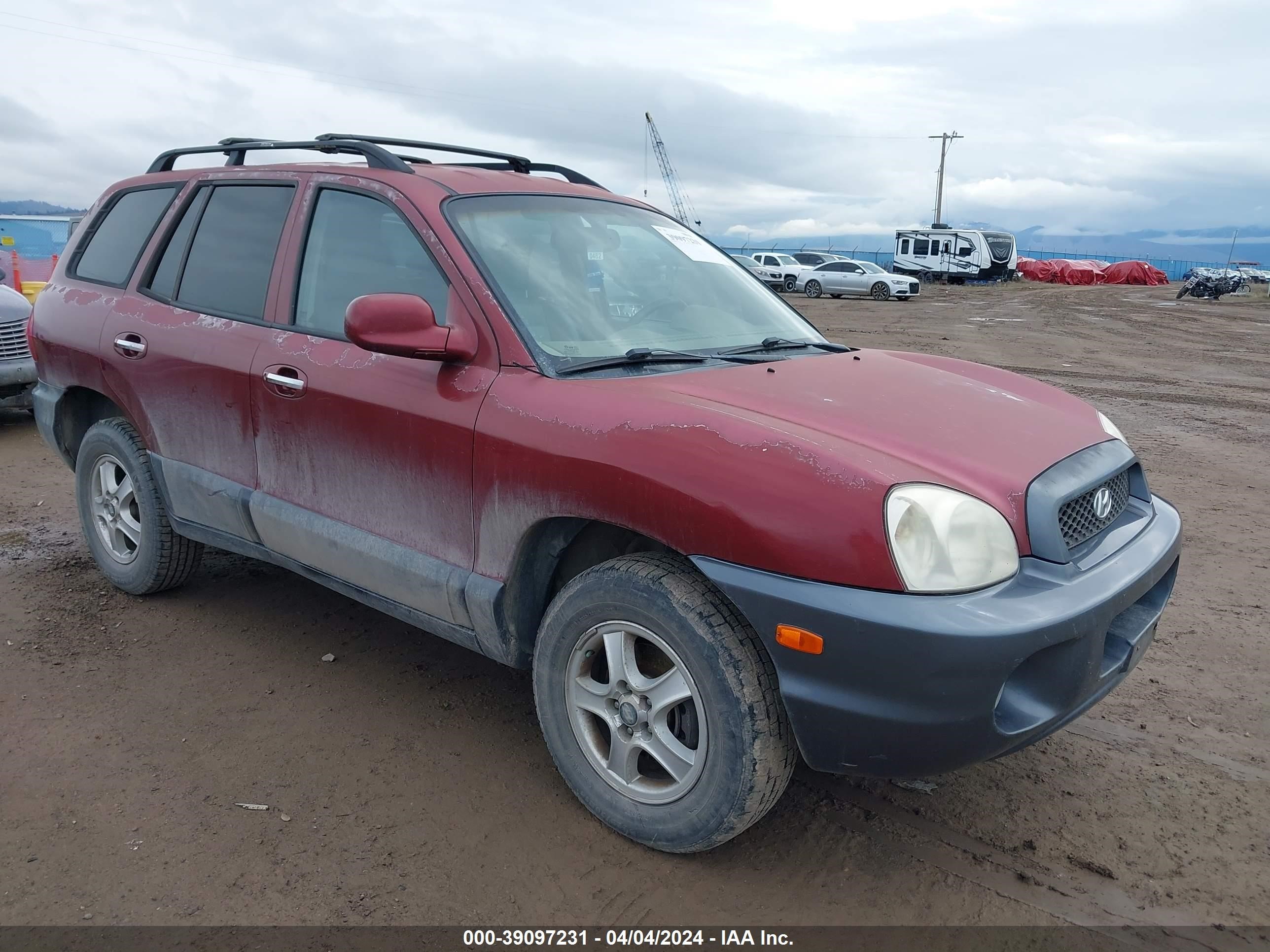 HYUNDAI SANTA FE 2004 km8sc73e44u665302