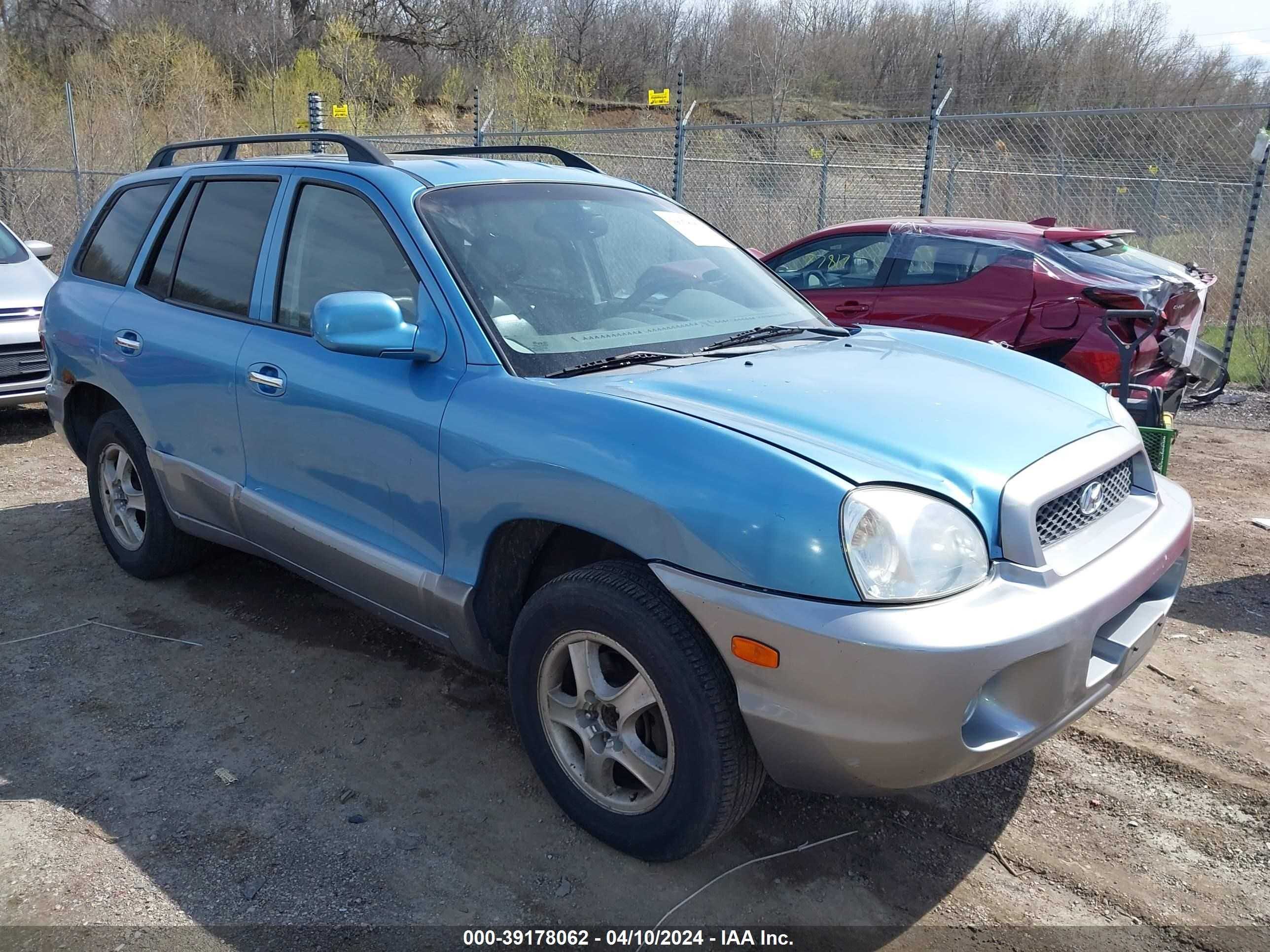 HYUNDAI SANTA FE 2003 km8sc73e53u534426